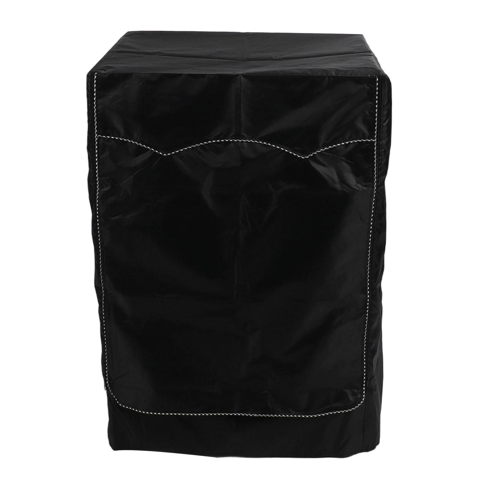 Washing Machine Cover Washer Dryer Cover Suit Most Front Load Waterproof Suncreen Dustproof All Weather Protection Black 63x68x100cm / 24.8x26.8x39.4in - Image 1