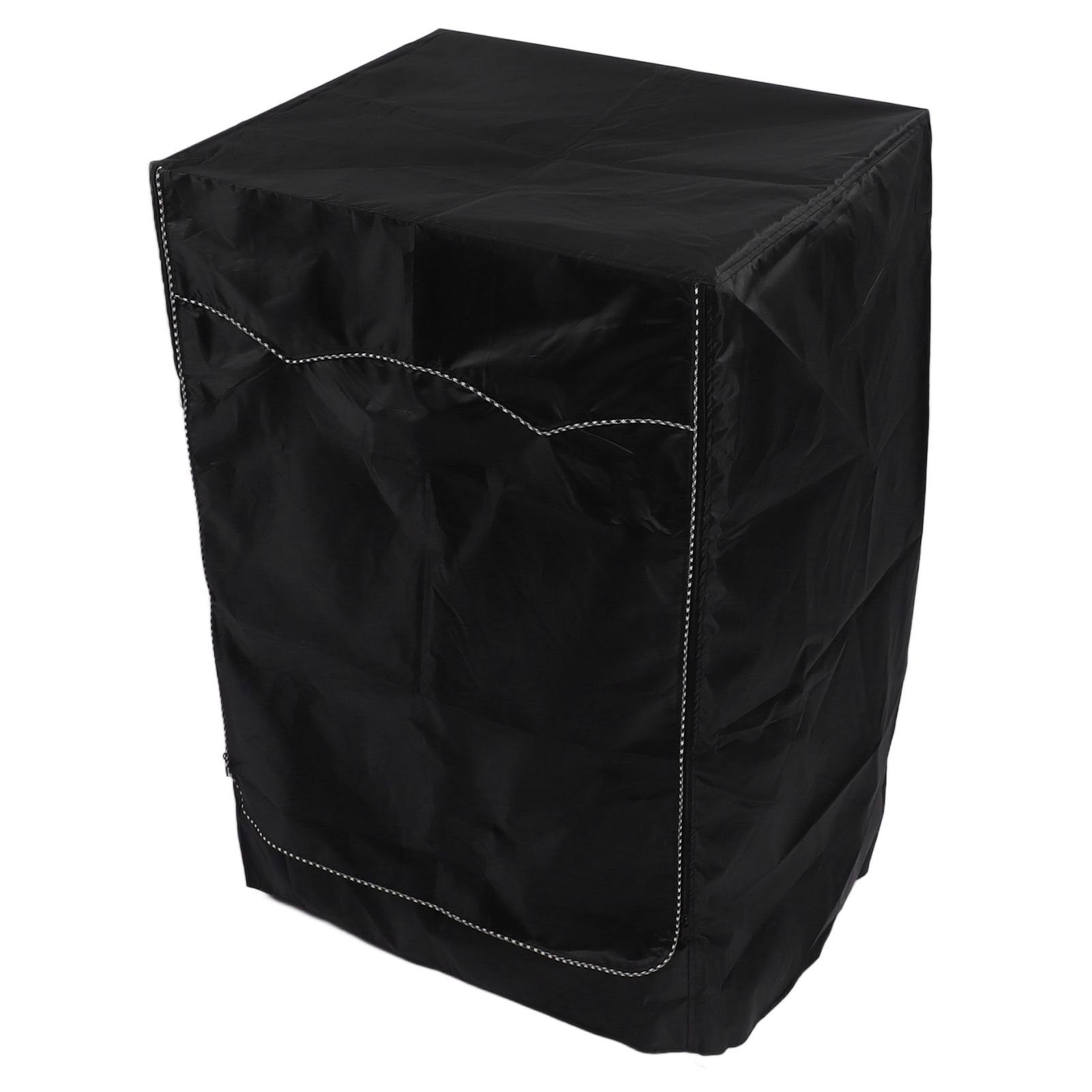 Washing Machine Cover Washer Dryer Cover Suit Most Front Load Waterproof Suncreen Dustproof All Weather Protection Black 63x68x100cm / 24.8x26.8x39.4in - Image 3