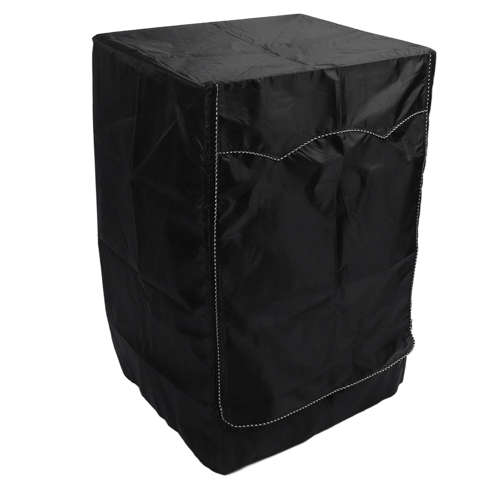Washing Machine Cover Washer Dryer Cover Suit Most Front Load Waterproof Suncreen Dustproof All Weather Protection Black 63x68x100cm / 24.8x26.8x39.4in - Image 4