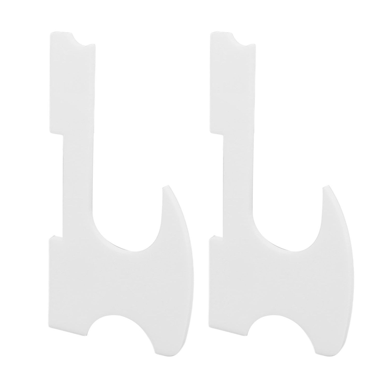 2PCS Lightsaber Stand Wall Mount Holder Acrylic Easy Installation Wand Stand for Wand Cosplay White - Image 2