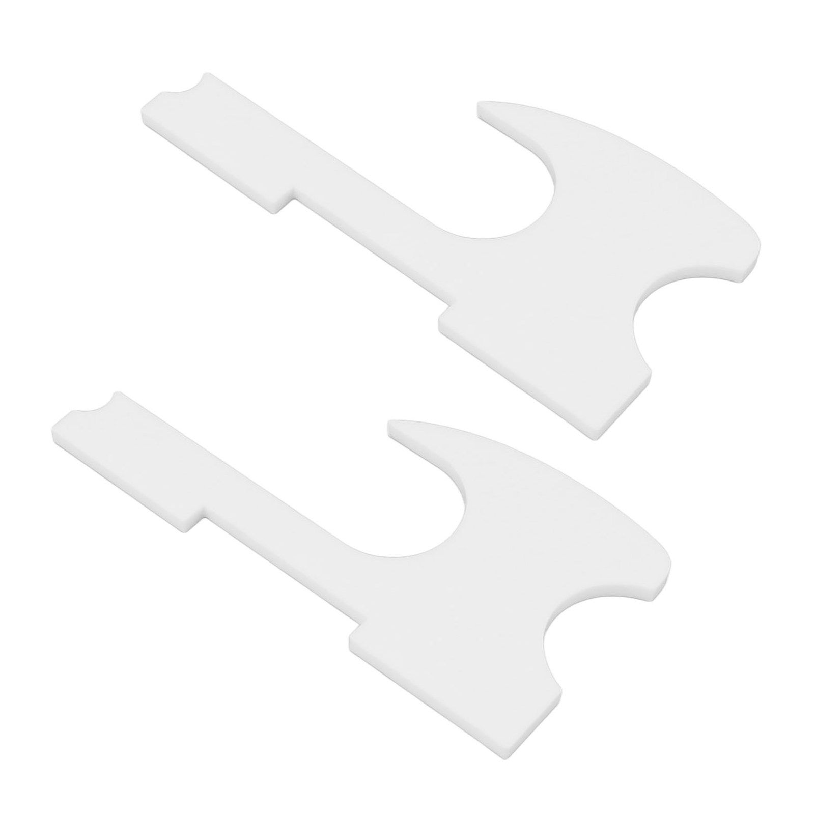 2PCS Lightsaber Stand Wall Mount Holder Acrylic Easy Installation Wand Stand for Wand Cosplay White - Image 3