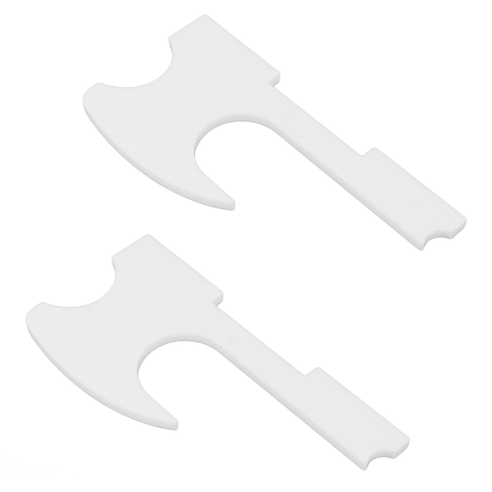 2PCS Lightsaber Stand Wall Mount Holder Acrylic Easy Installation Wand Stand for Wand Cosplay White - Image 4