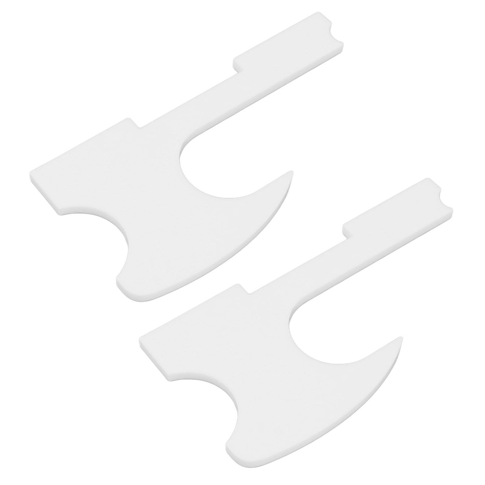 2PCS Lightsaber Stand Wall Mount Holder Acrylic Easy Installation Wand Stand for Wand Cosplay White - Image 5