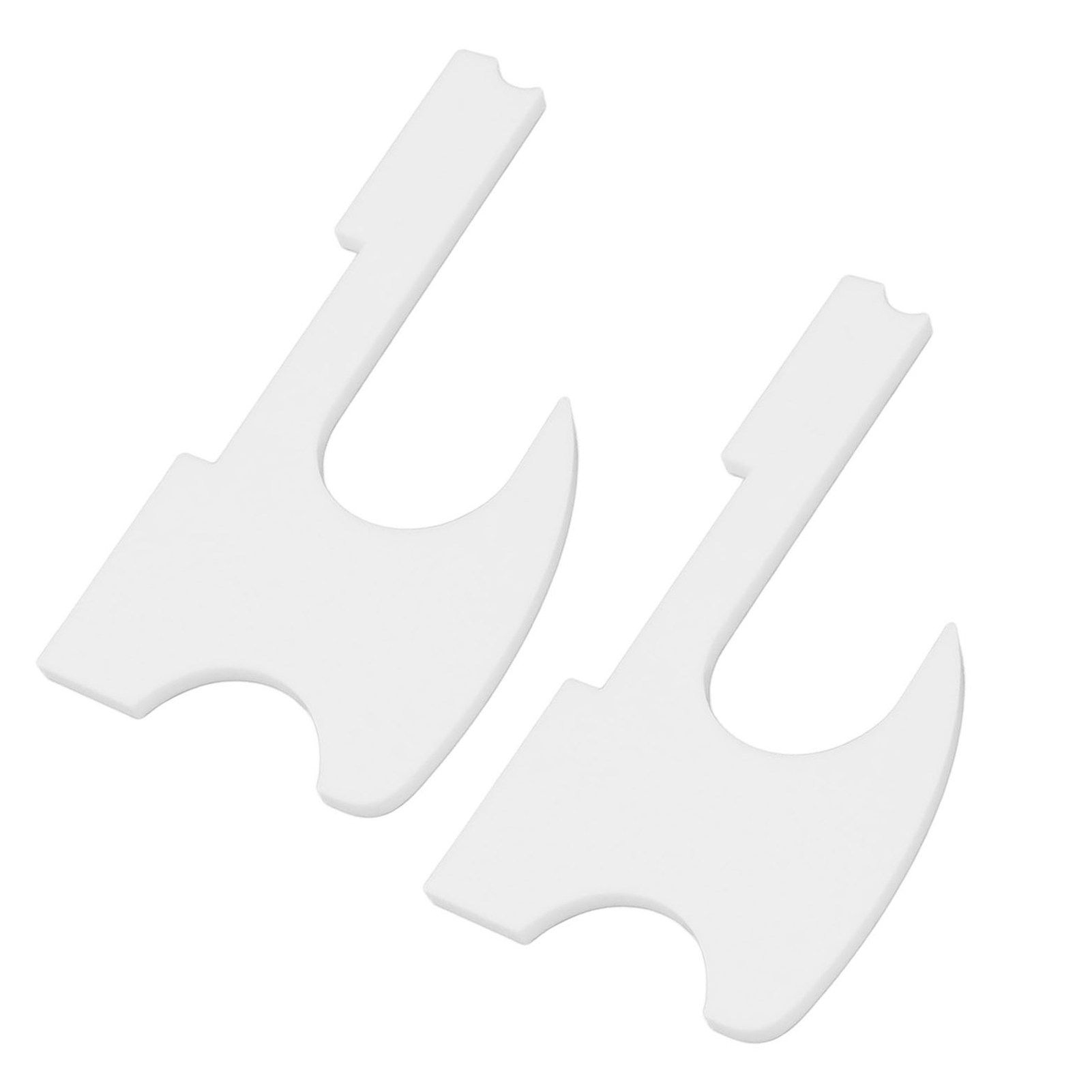 2PCS Lightsaber Stand Wall Mount Holder Acrylic Easy Installation Wand Stand for Wand Cosplay White - Image 8