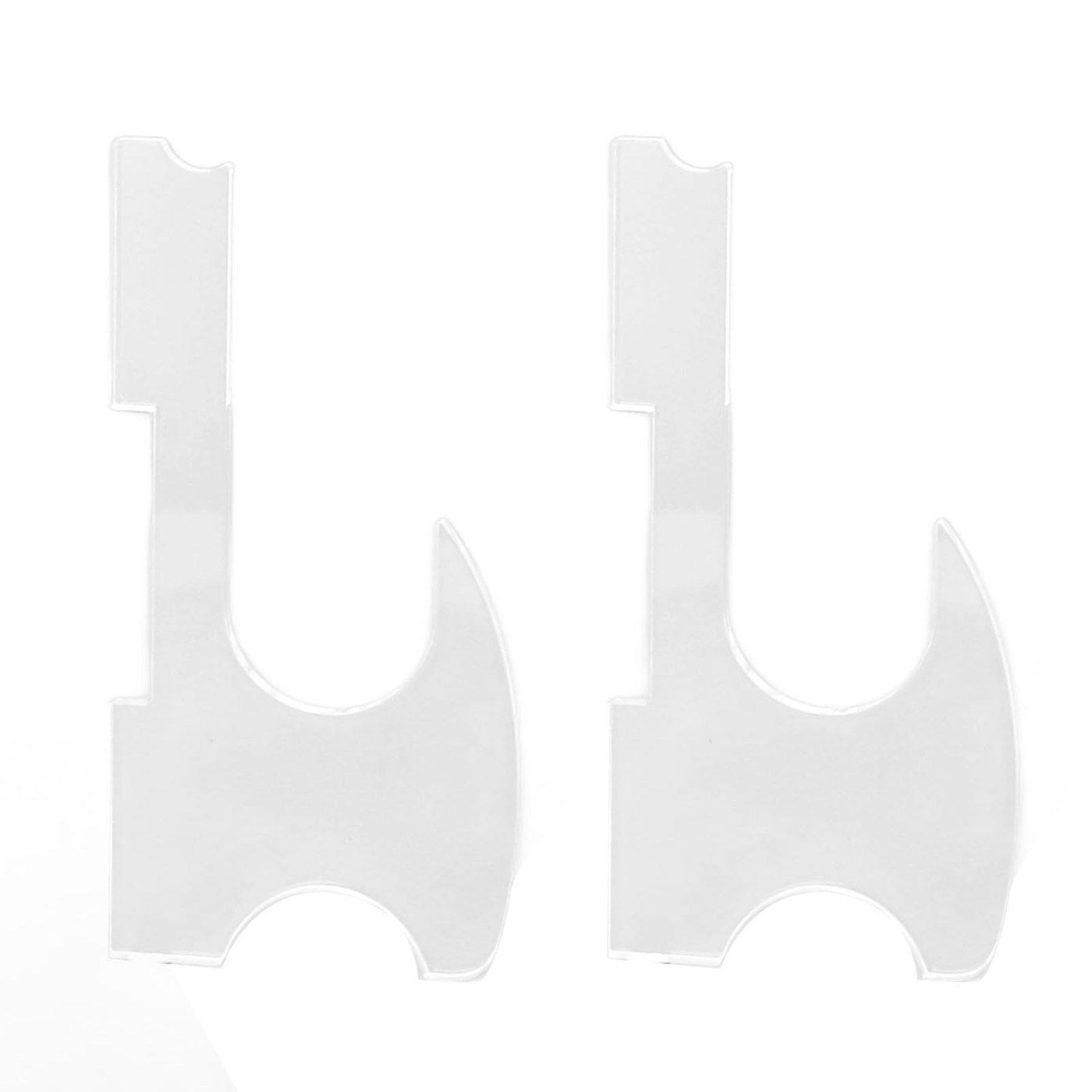 2PCS Lightsaber Stand Wall Mount Holder Acrylic Easy Installation Wand Stand for Wand Cosplay Transparent - Image 2