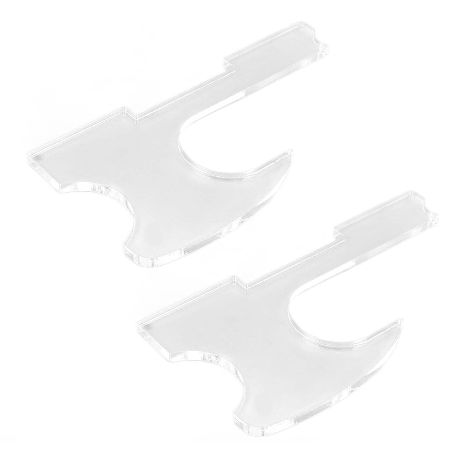 2PCS Lightsaber Stand Wall Mount Holder Acrylic Easy Installation Wand Stand for Wand Cosplay Transparent - Image 5
