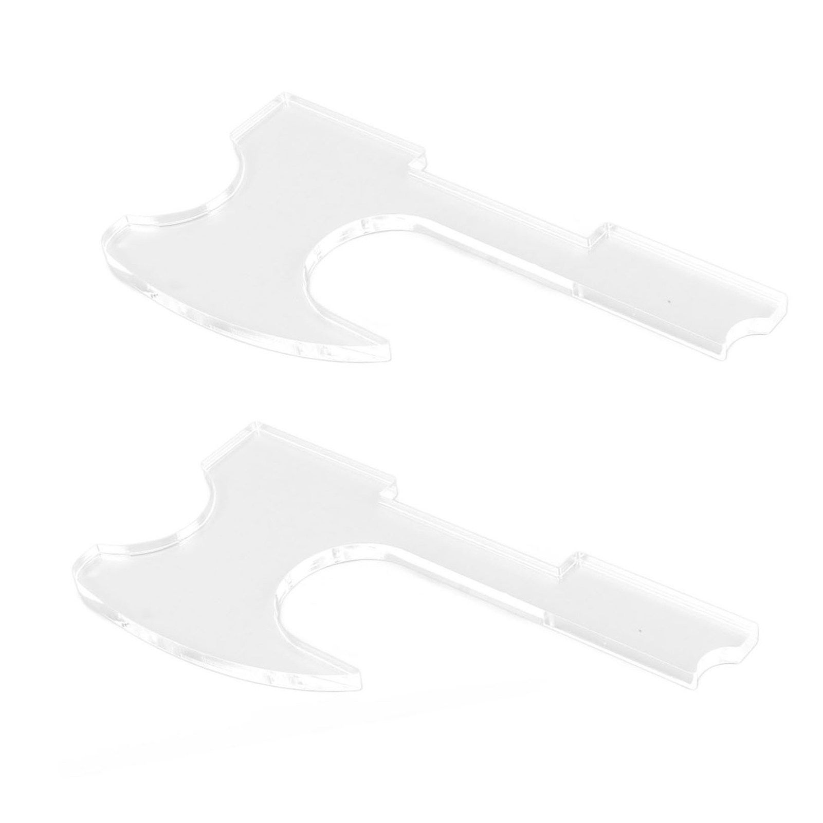 2PCS Lightsaber Stand Wall Mount Holder Acrylic Easy Installation Wand Stand for Wand Cosplay Transparent - Image 6