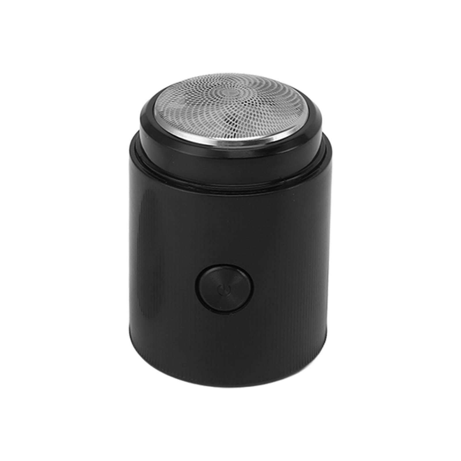 Mini Electric Beard Trimmer for Men Rechargeable Portable Travel Pocket Beard Trimmer for Mustache Stubble Body Grooming Black Vertical Stripe Style - Image 3