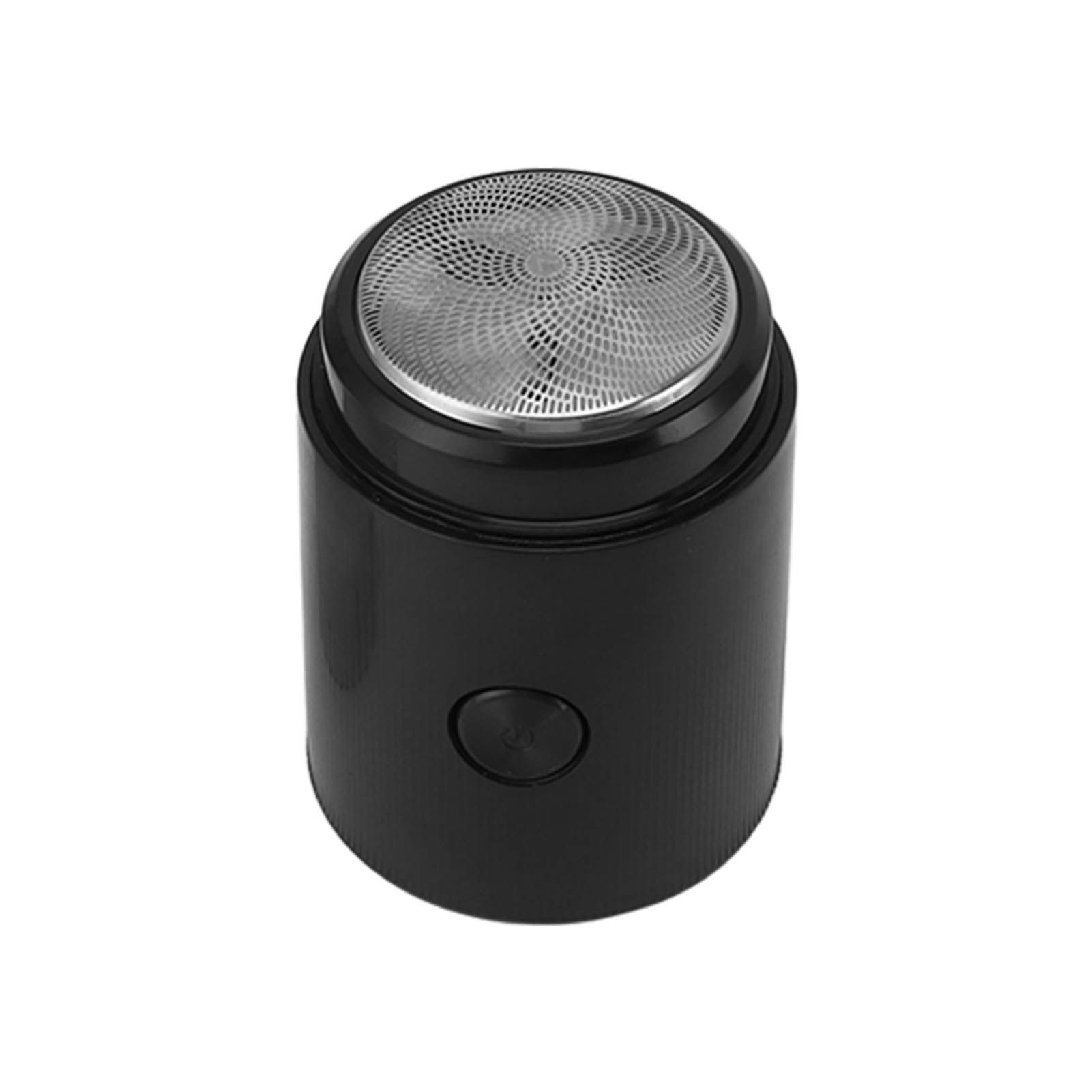 Mini Electric Beard Trimmer for Men Rechargeable Portable Travel Pocket Beard Trimmer for Mustache Stubble Body Grooming Black Vertical Stripe Style - Image 4
