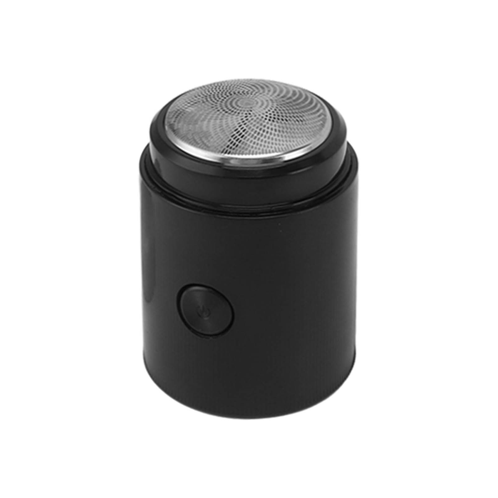 Mini Electric Beard Trimmer for Men Rechargeable Portable Travel Pocket Beard Trimmer for Mustache Stubble Body Grooming Black Vertical Stripe Style - Image 5