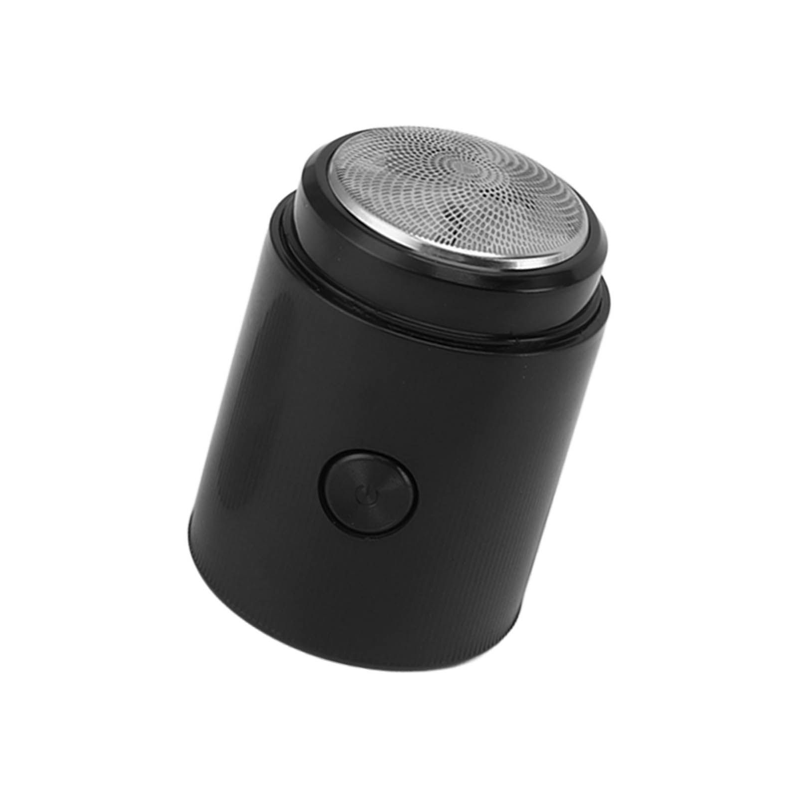Mini Electric Beard Trimmer for Men Rechargeable Portable Travel Pocket Beard Trimmer for Mustache Stubble Body Grooming Black Vertical Stripe Style - Image 7