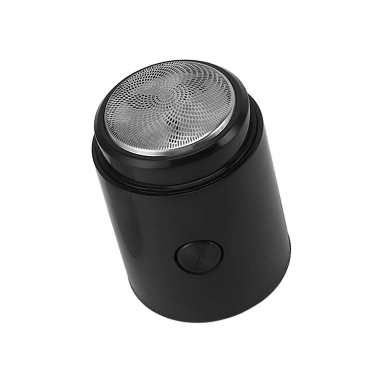 Mini Electric Beard Trimmer for Men Rechargeable Portable Travel Pocket Beard Trimmer for Mustache Stubble Body Grooming Black Vertical Stripe Style - Image 8