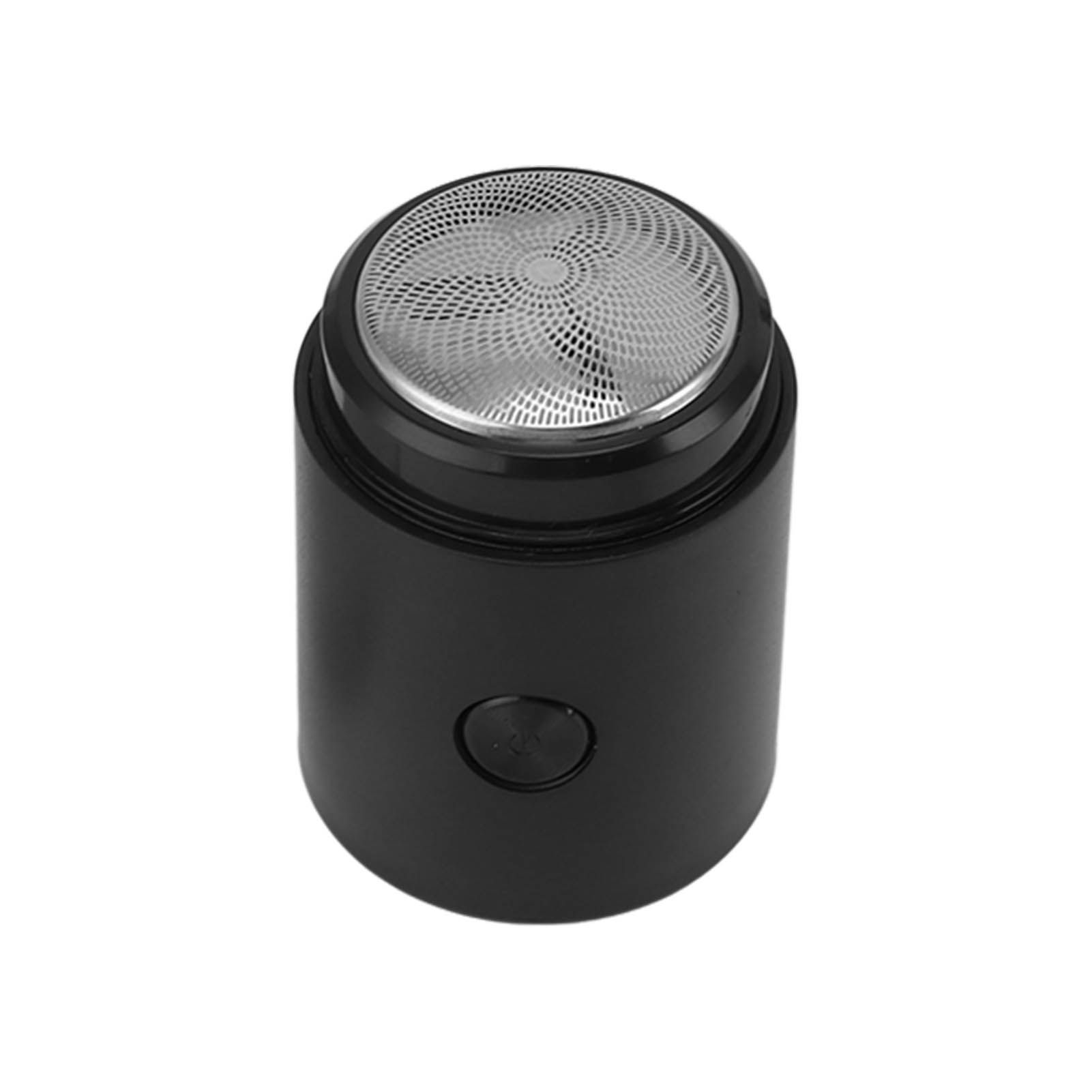 Mini Electric Beard Trimmer for Men Rechargeable Portable Travel Pocket Beard Trimmer for Mustache Stubble Body Grooming Black Glossy Style - Image 4