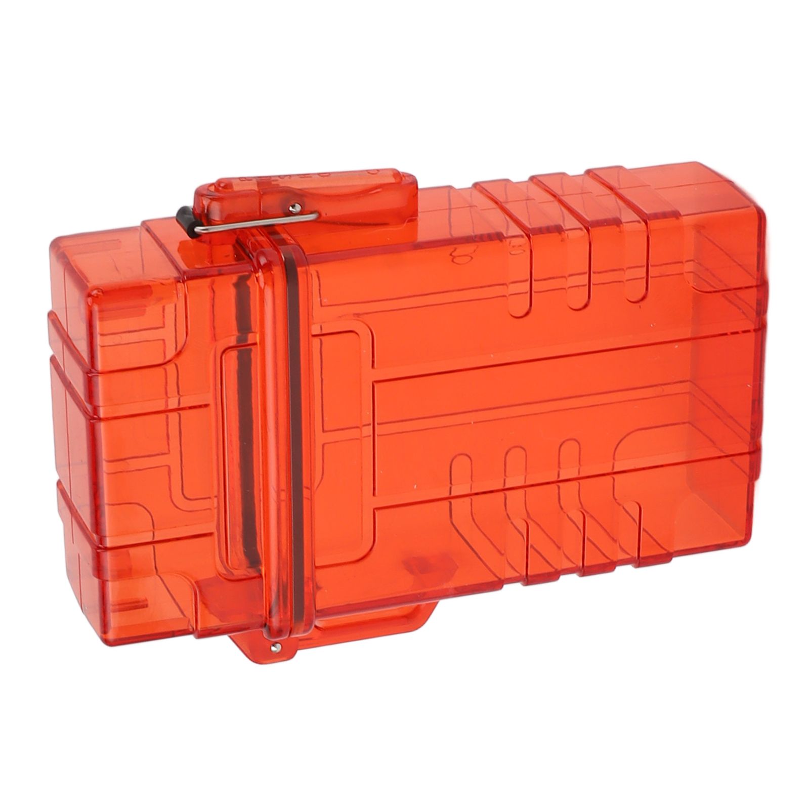 Cigarette Case 20 Capacity Plastic Cigarette Box Sealed Waterproof Cigarette Container Organizer Transparent Red - Image 4