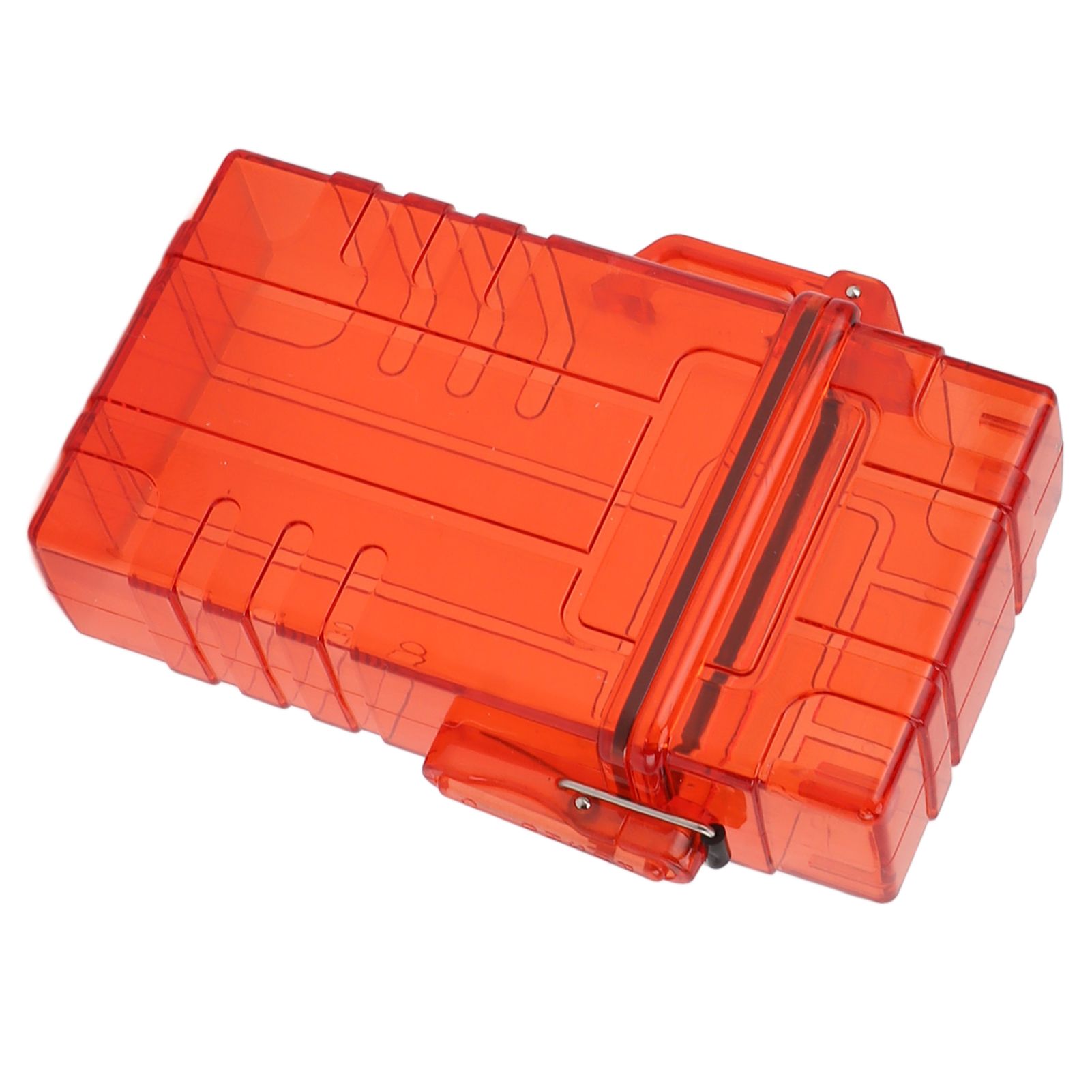 Cigarette Case 20 Capacity Plastic Cigarette Box Sealed Waterproof Cigarette Container Organizer Transparent Red - Image 5
