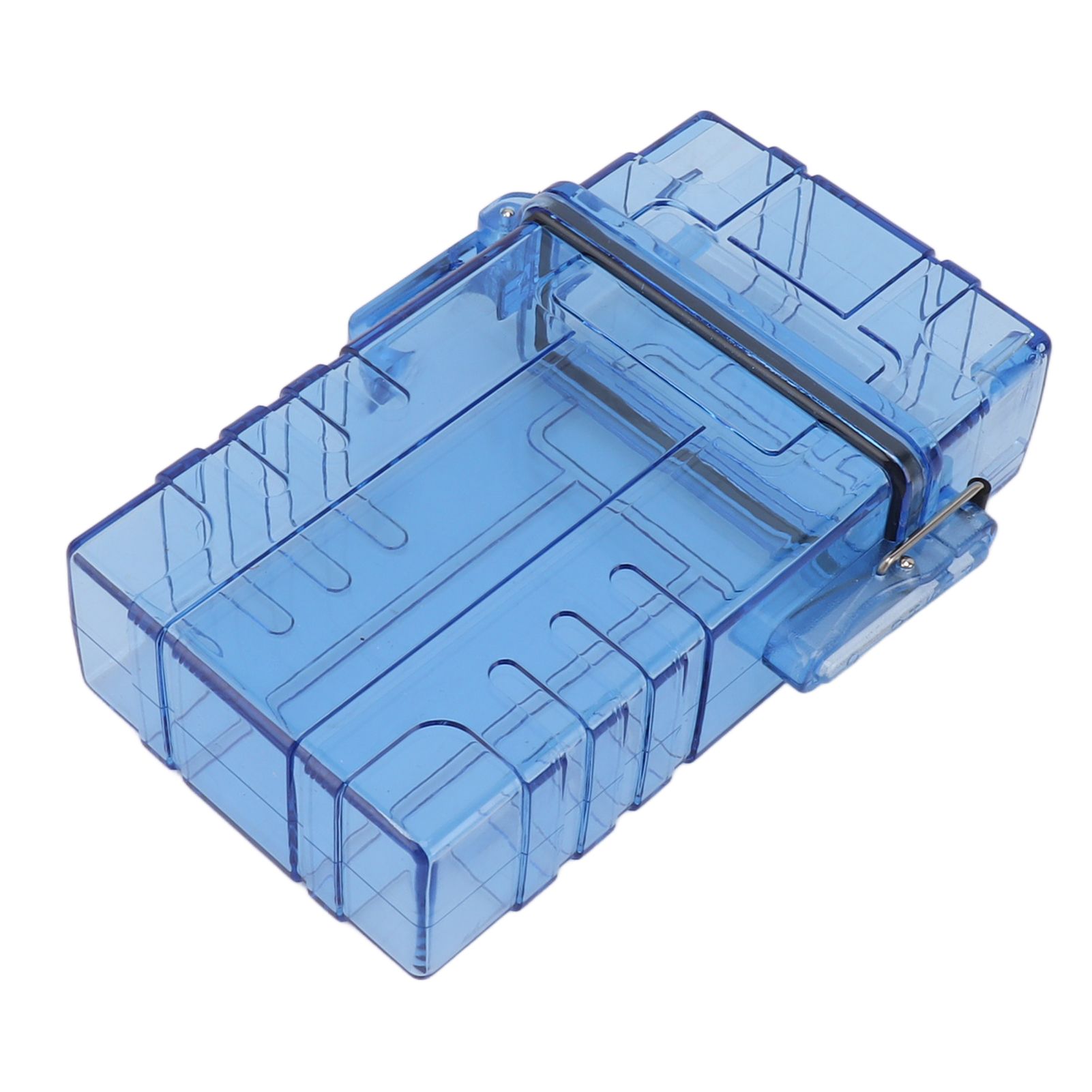 Cigarette Case 20 Capacity Plastic Cigarette Box Sealed Waterproof Cigarette Container Organizer Transparent Blue - Image 6
