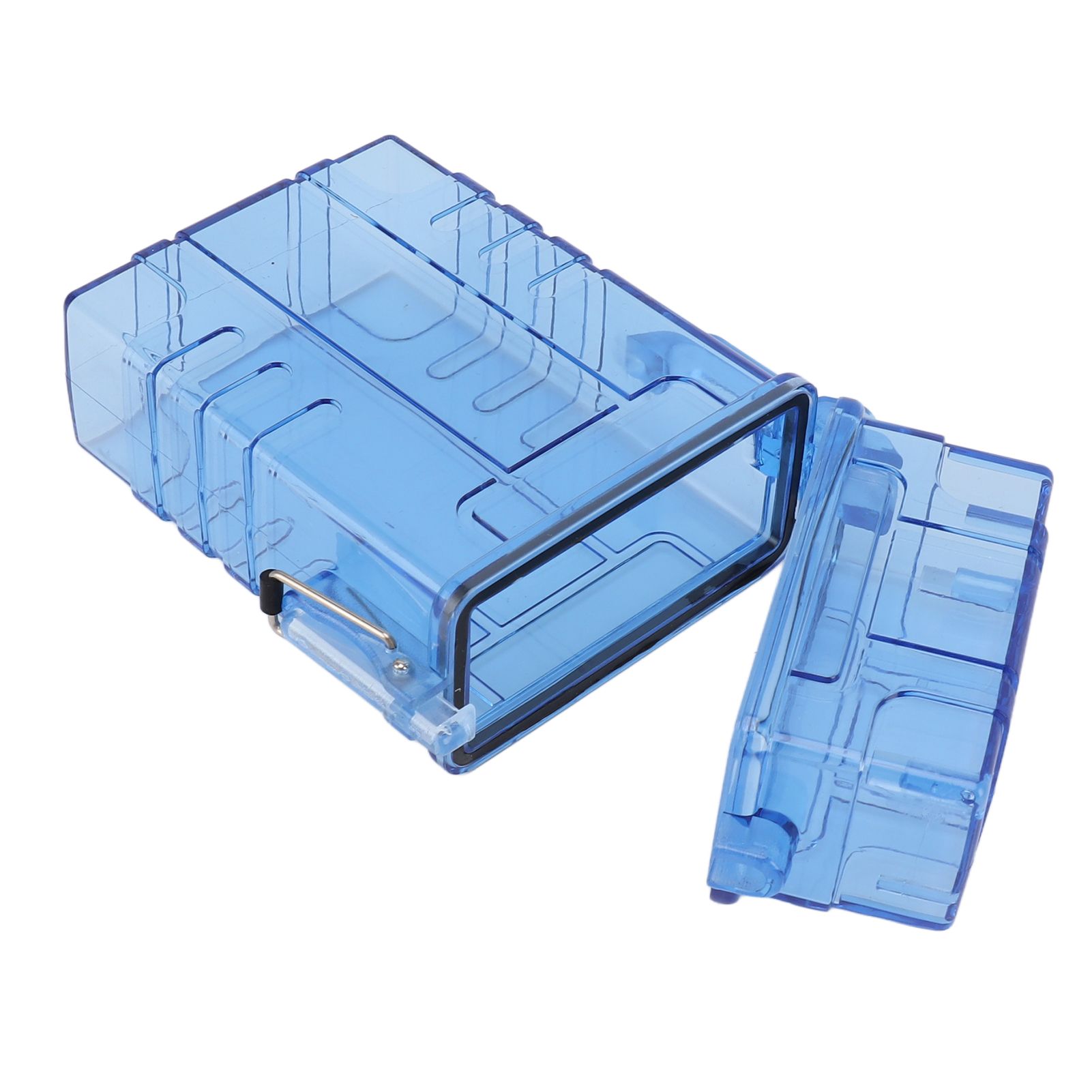 Cigarette Case 20 Capacity Plastic Cigarette Box Sealed Waterproof Cigarette Container Organizer Transparent Blue - Image 7