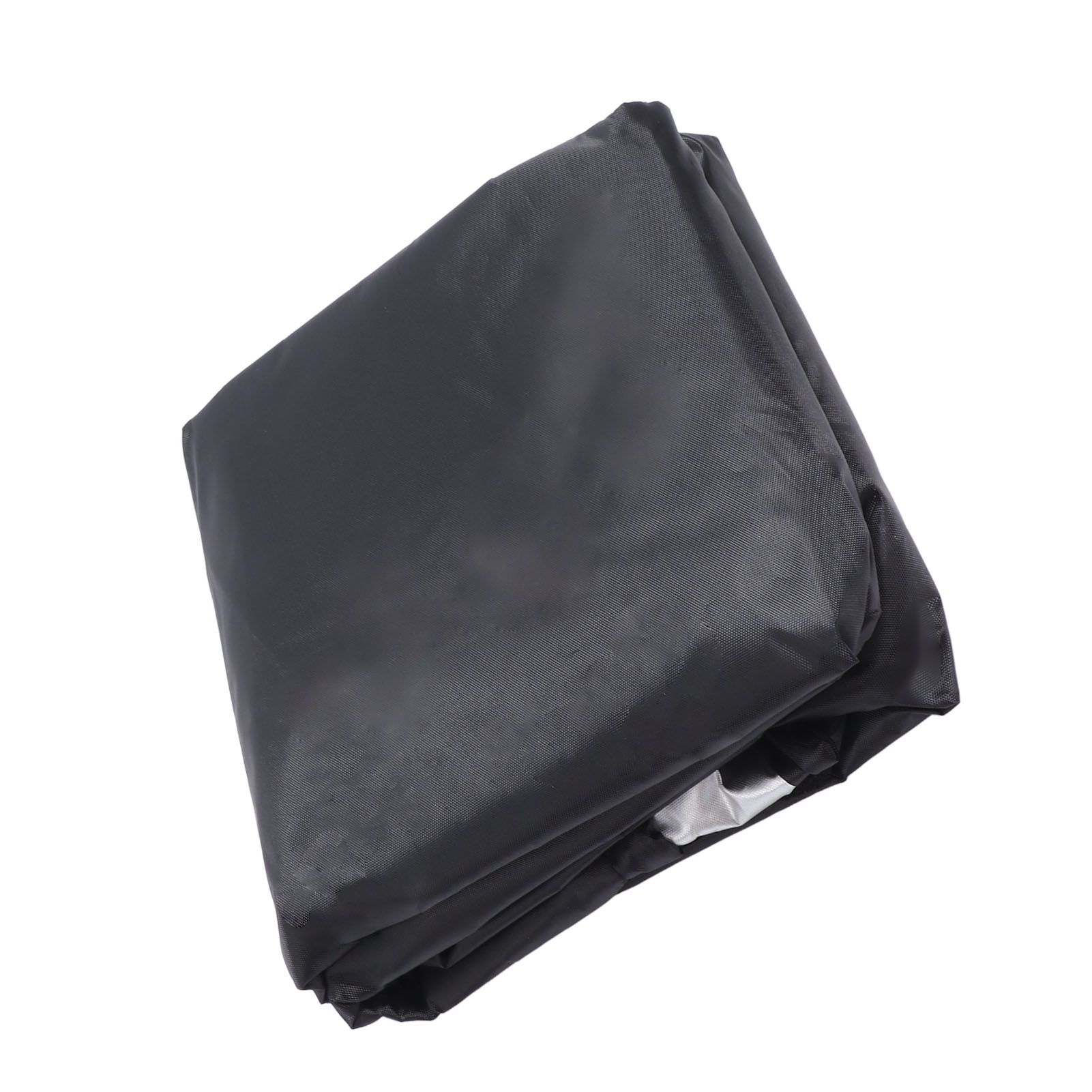 Outdoor Chair Cover Black Oxford Cloth Waterproof Wind Dust UV Proof Furniture Cover with Buckle Adjustable Drawstring - Image 8