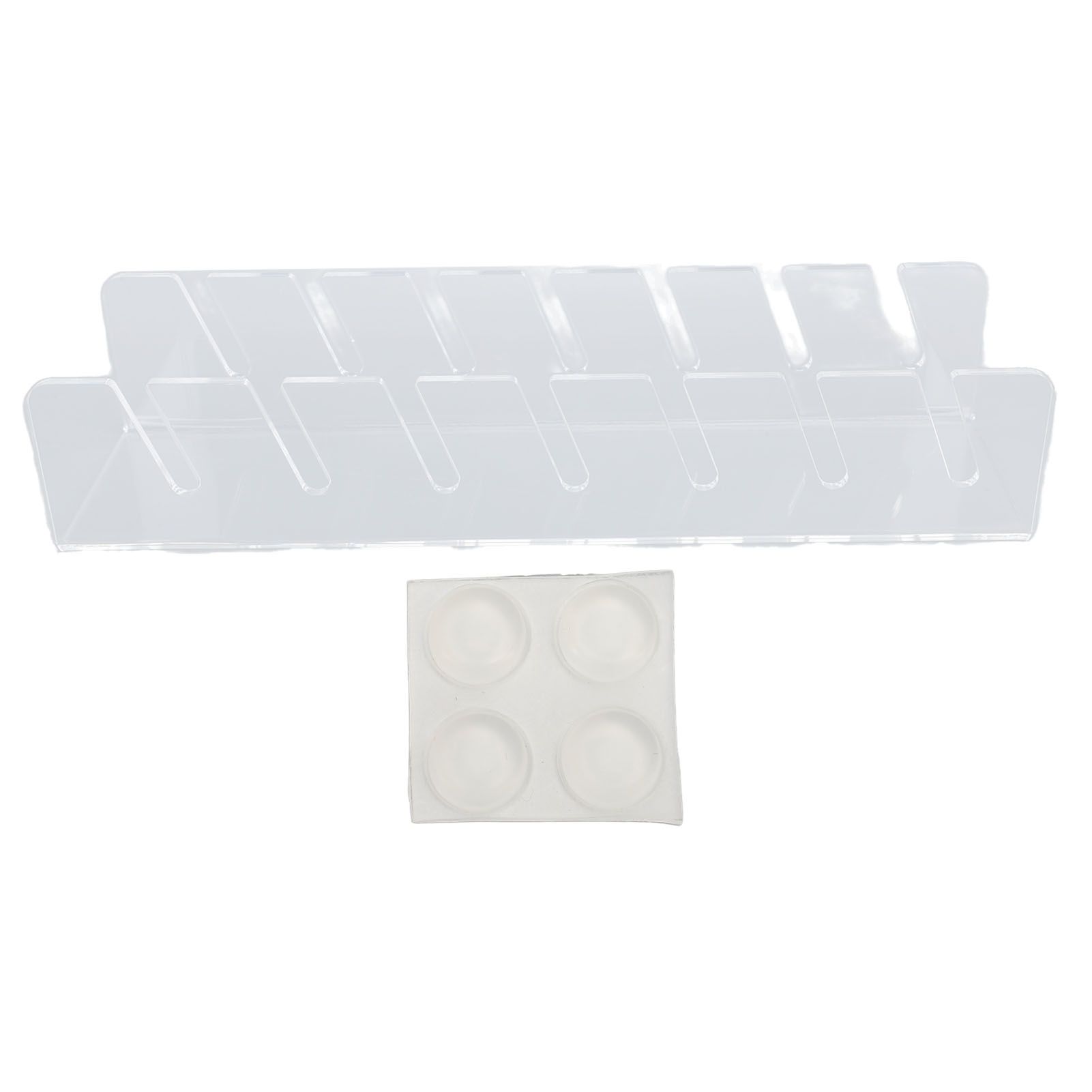 Hat Display Racks Hold 7 Baseball Caps Vertical Display Acrylic Baseball Cap Organizer for Closet Bedroom Transparent - Image 1