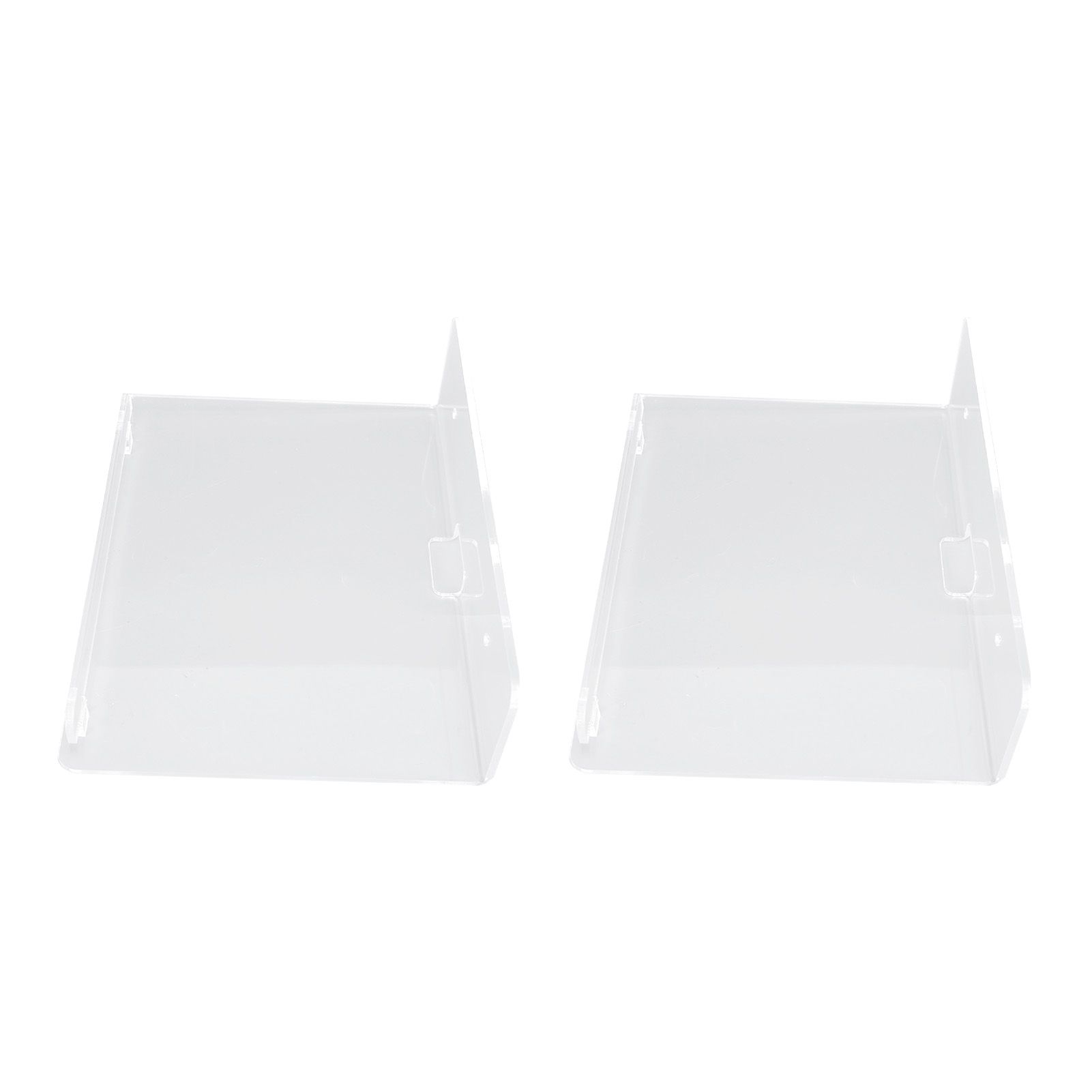 2PCS Floating Shelf Acrylic Wall Shelf Easy Installation Wall Mount for Speaker Monitor Living Room Wall Decor - Image 6