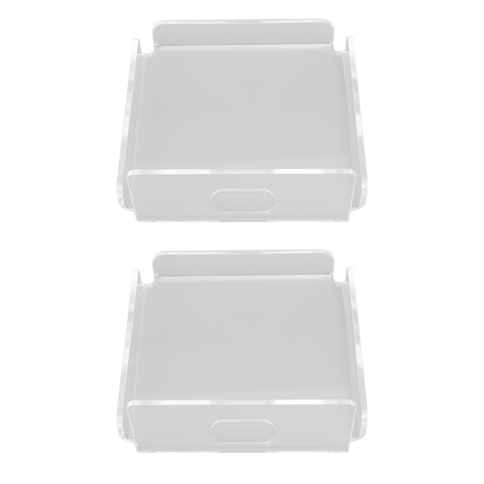 2pcs Small Speaker Wall Shelf Acrylic Adhesive Multi Angle Adjustment Space Saving Security Cameras Floating Shelf for Home Office - Image 6