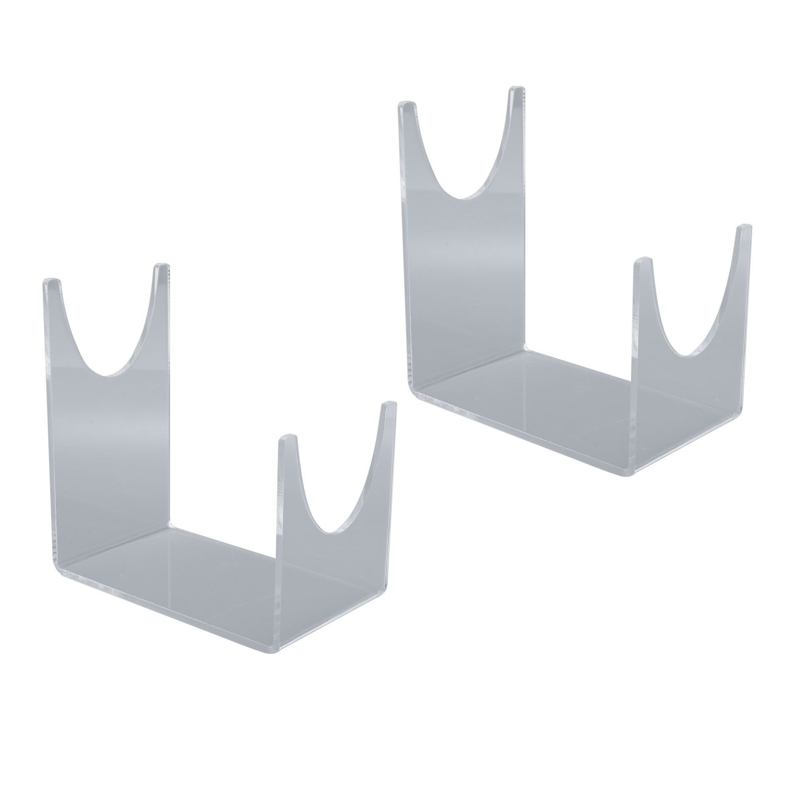2pcs Acrylic Shofar Stand Clear Transparent Shofar Stand Sturdy Shofar Holder for Home Office Decor - Image 1