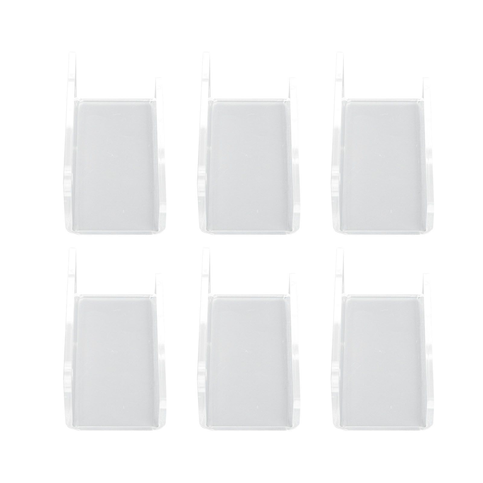 6Pcs Wall Mount Vinyl Record Shelf Clear Clear Acrylic Record CD Storage Rack Floating Wall Shelves for Bathroom Bedroom Living Room Kitchen - Image 6