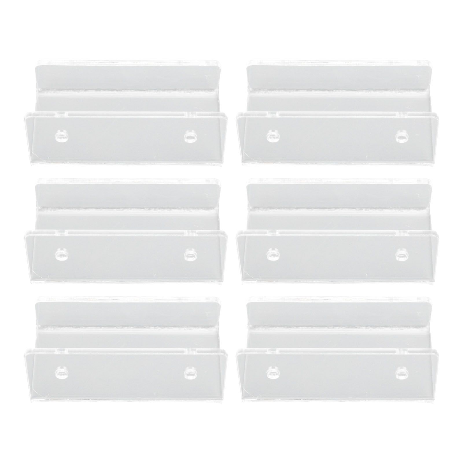 6Pcs Wall Mount Vinyl Record Shelf Clear Clear Acrylic Record CD Storage Rack Floating Wall Shelves for Bathroom Bedroom Living Room Kitchen - Image 7