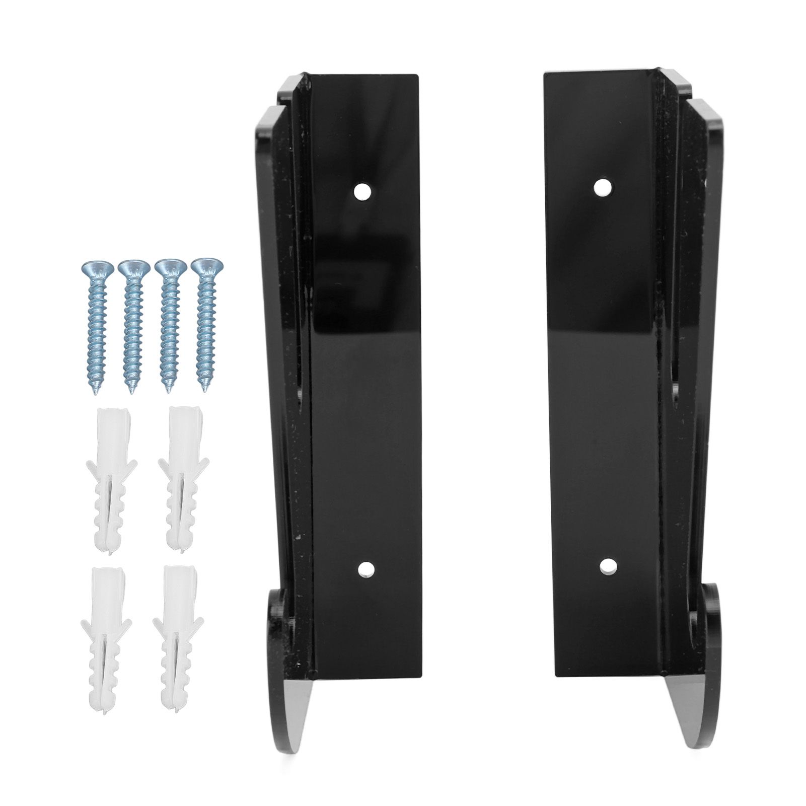 2 Pcs Acrylic Skateboard Rack Wall Mount Skateboard Storage Rack Load Bearing Skateboard Hanger with Hooks - Image 1