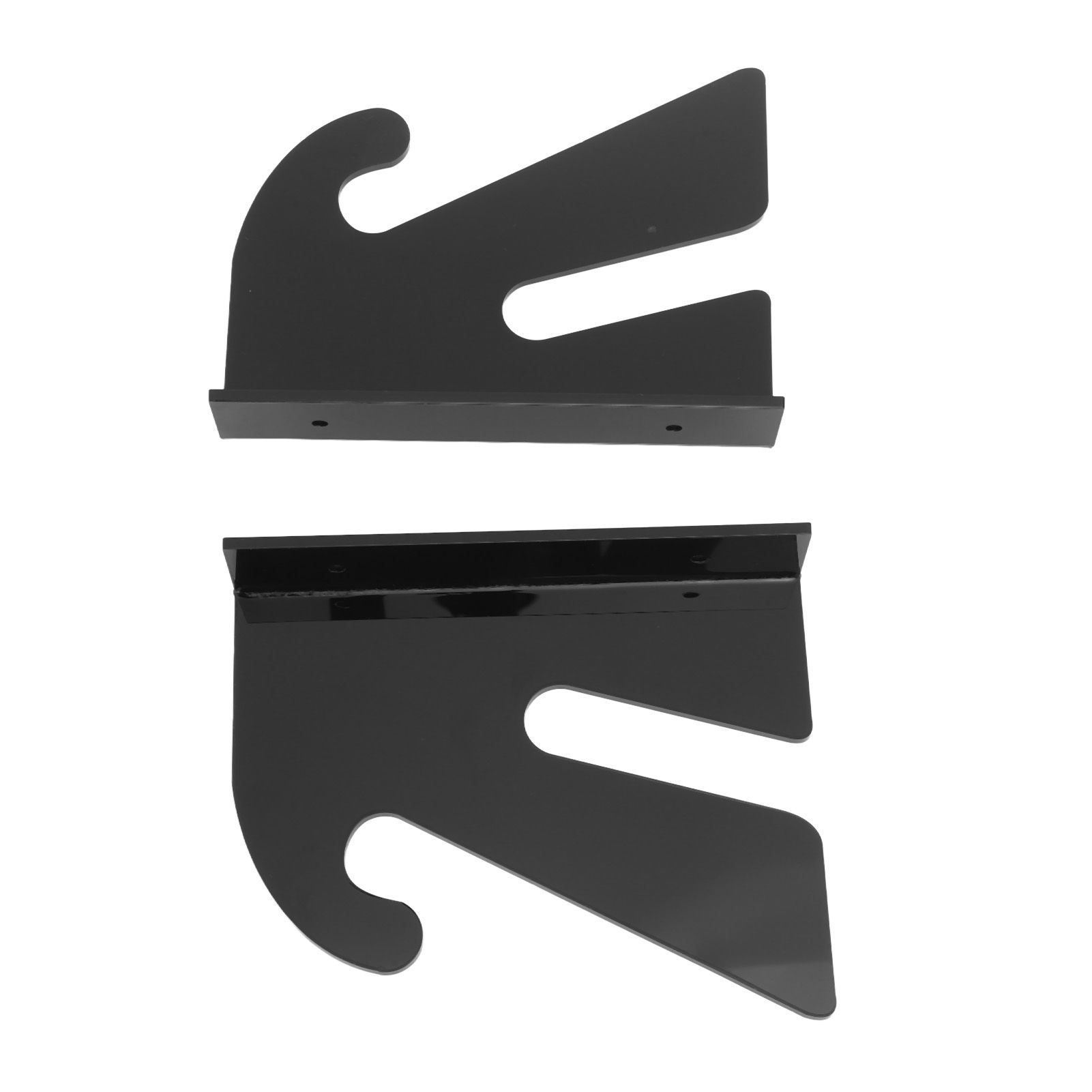 2 Pcs Acrylic Skateboard Rack Wall Mount Skateboard Storage Rack Load Bearing Skateboard Hanger with Hooks - Image 6