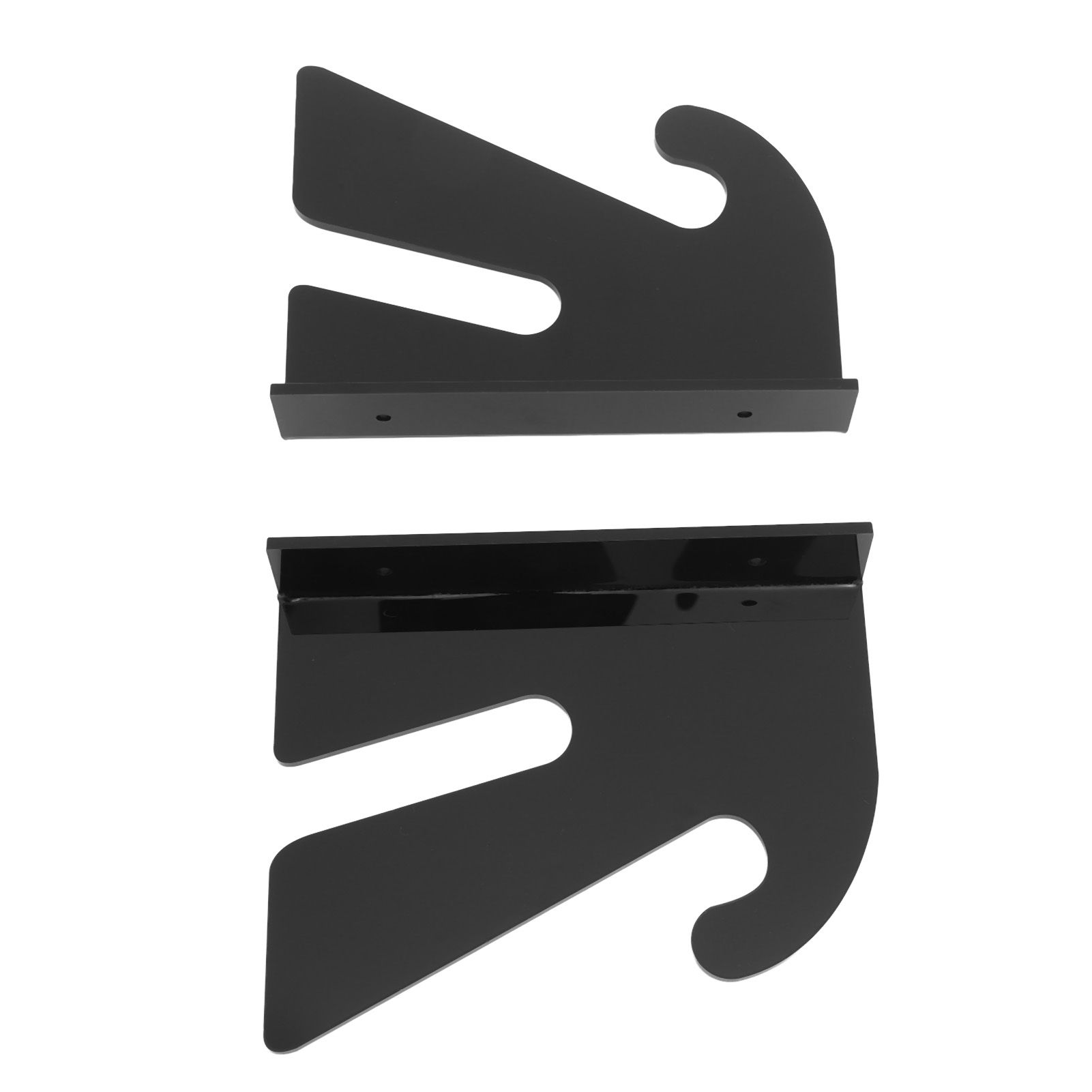 2 Pcs Acrylic Skateboard Rack Wall Mount Skateboard Storage Rack Load Bearing Skateboard Hanger with Hooks - Image 8
