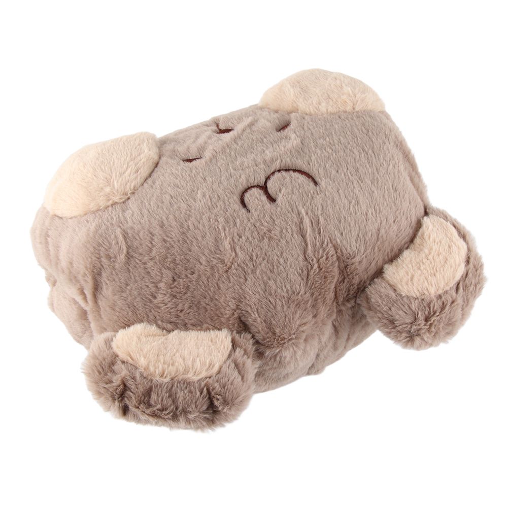 Stuffed Animals Travel Blanket Pillow Set Soft Plush Hugging Pillow Cute Plush Toy with Hand Warmer Design for Travel Home Office Bear - Image 5