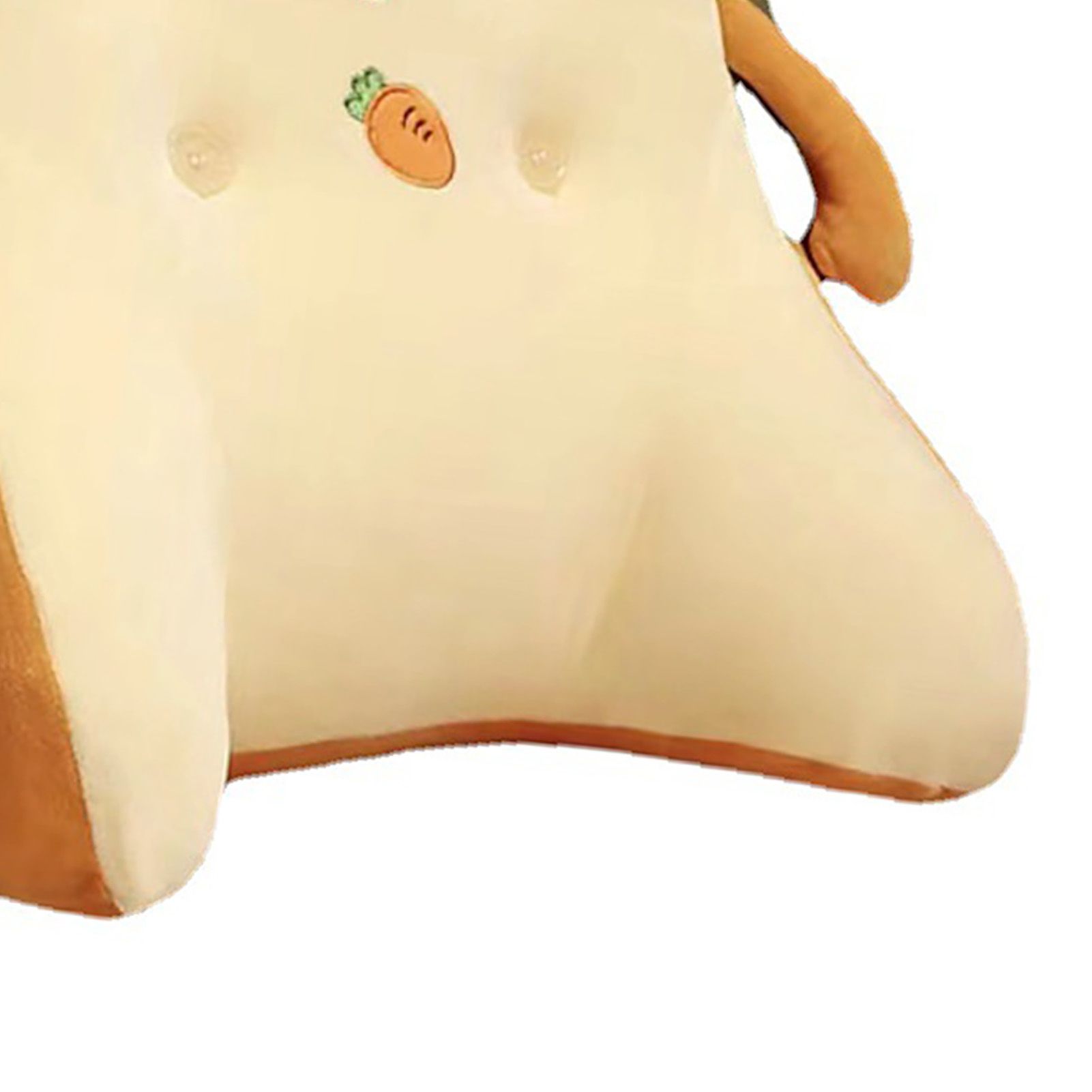 Backrest Pillow Washable Removable Cover Soft Cartoon Animal Back Support Cushion for Office Chair Bedside Carrot - Image 8