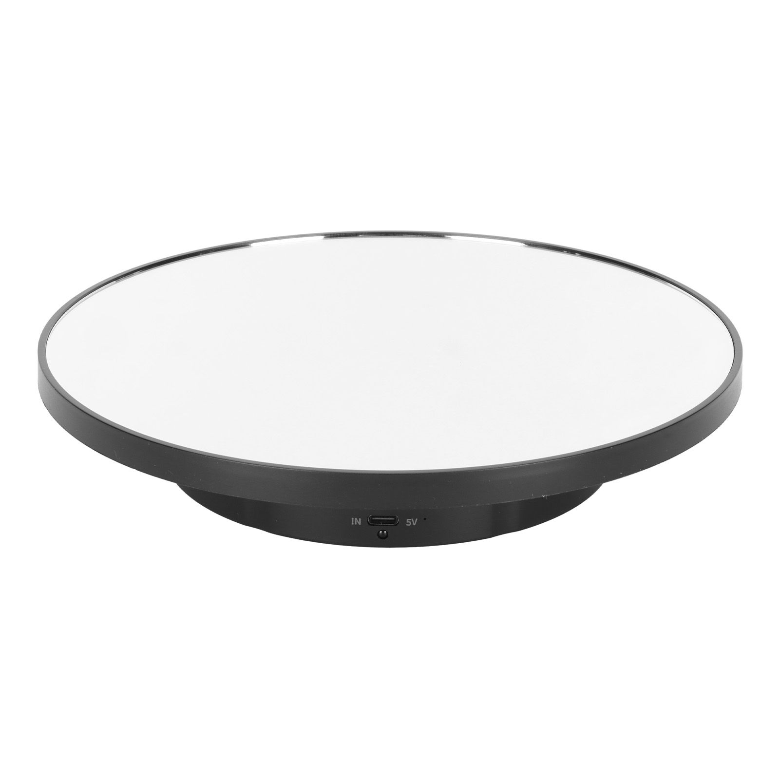 Rotating Display Stand 2 in 1 Automatic 360 Degree Electric Turntable with Remote Control for Photography Product Jewelry Black - Image 4