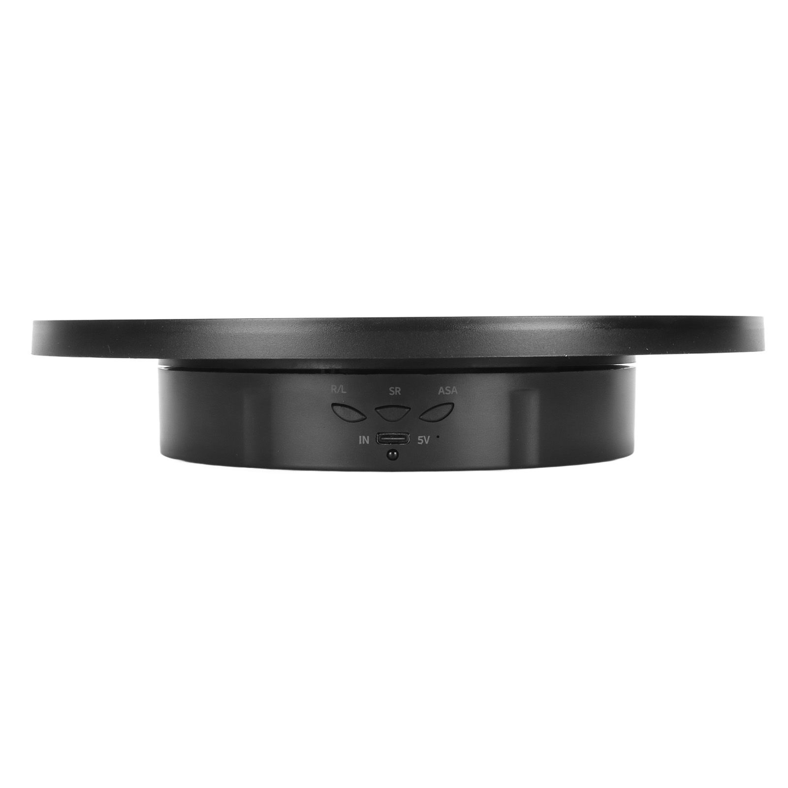 Rotating Display Stand 2 in 1 Automatic 360 Degree Electric Turntable with Remote Control for Photography Product Jewelry Black - Image 5
