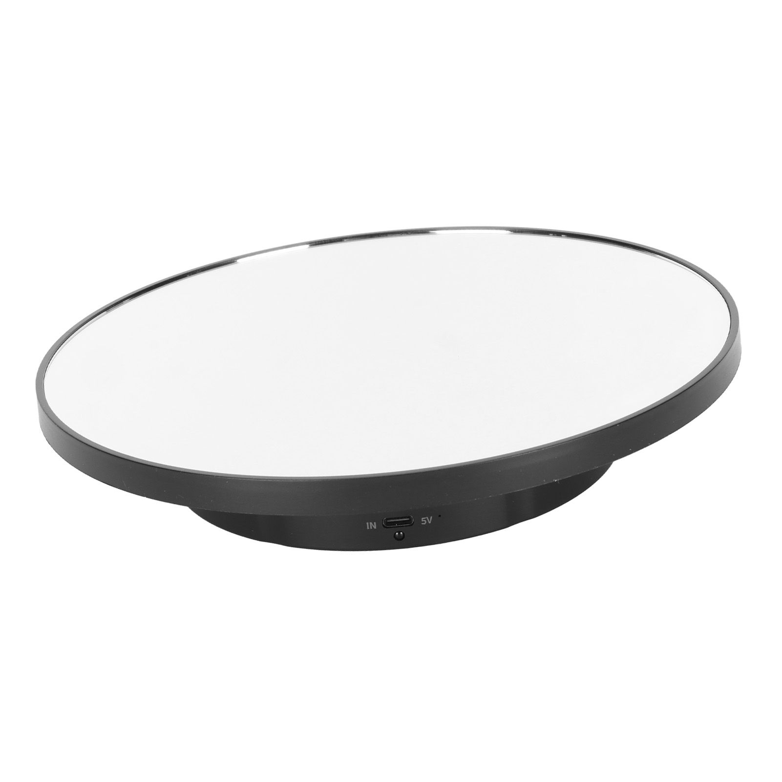 Rotating Display Stand 2 in 1 Automatic 360 Degree Electric Turntable with Remote Control for Photography Product Jewelry Black - Image 8