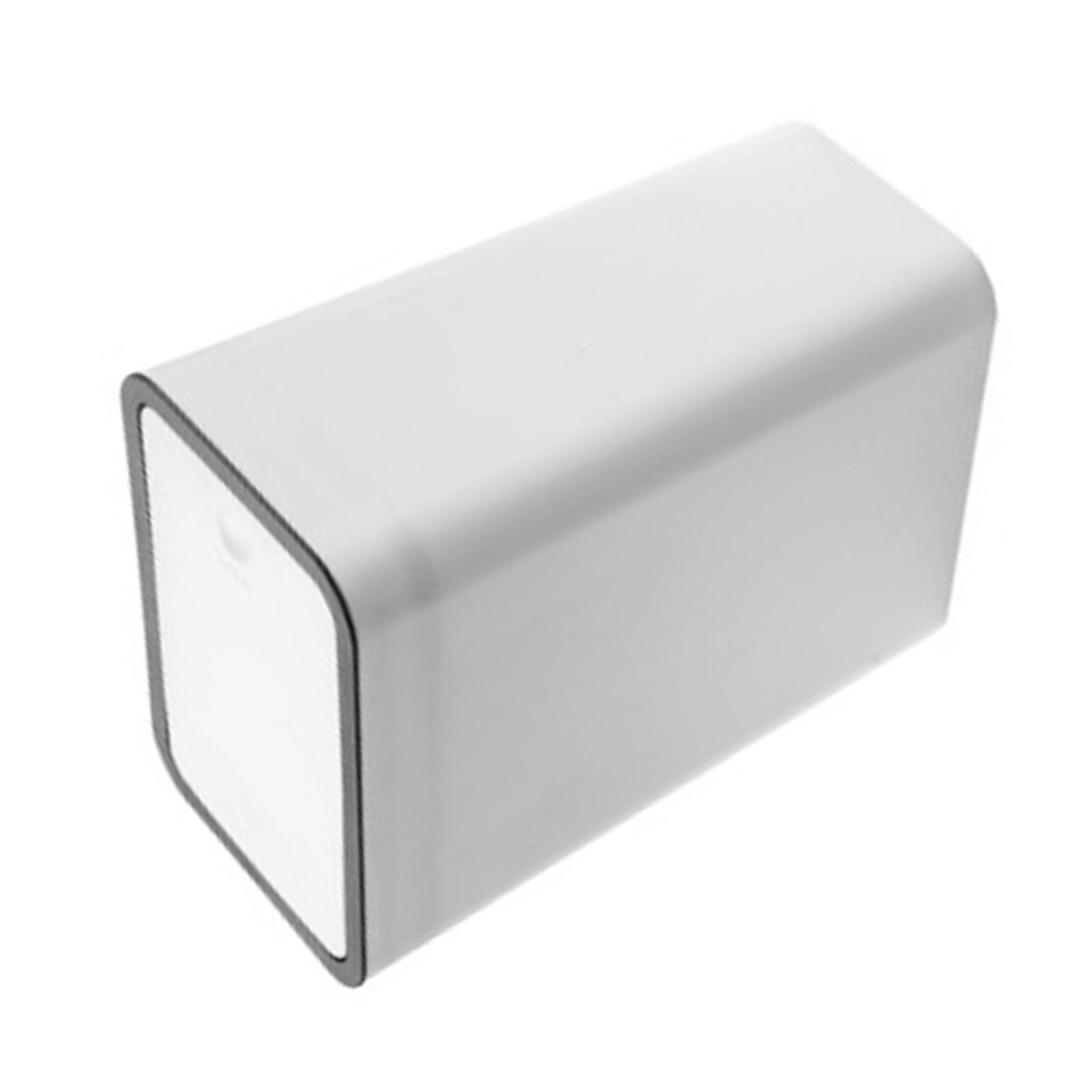 Household Garbage Cans Sealed Large Capacity Odorless With Press Top Plastic Trash Bin For Home Kitchen Living Room Bathroom White - Image 3