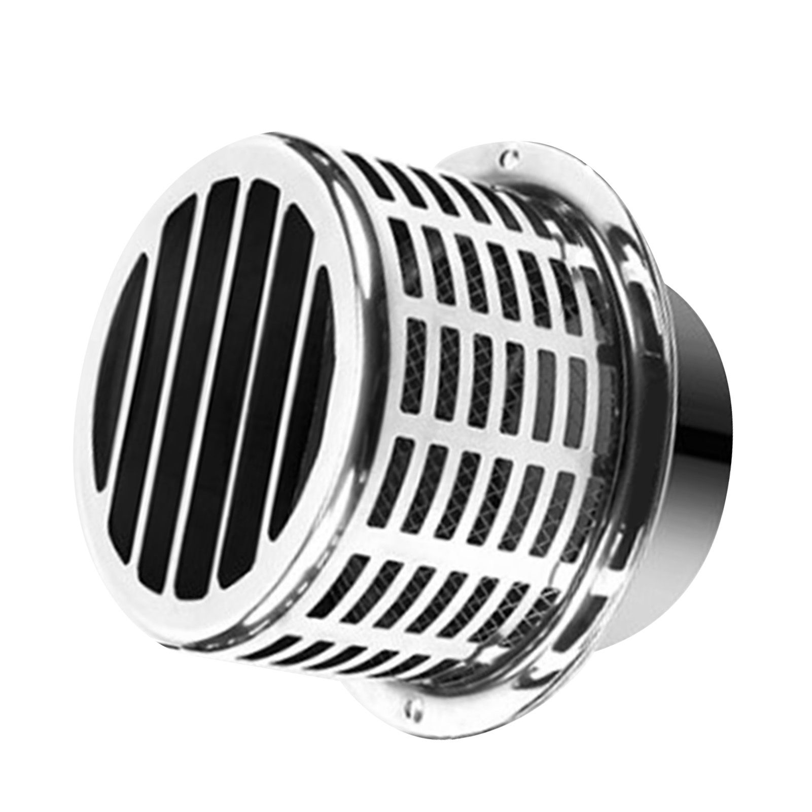 304 Stainless Steel Exhaust Hood Weatherproof Round Ventilation Grill Range Hood Exhaust Pipe Cover 150mm 304 Column Hood - Image 3