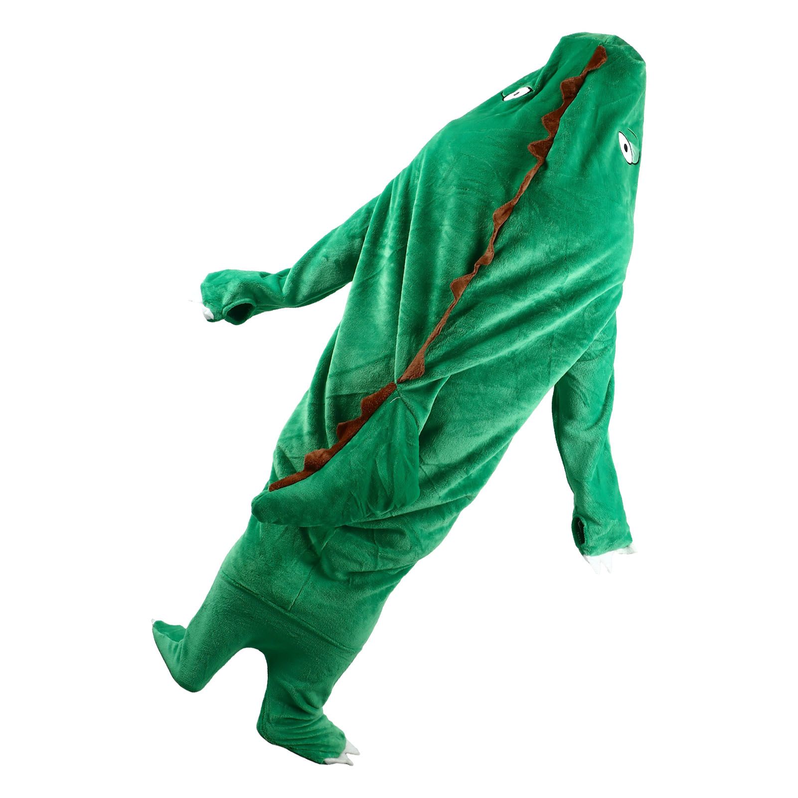 Dinosaur Robe Pajama Wearable Dinosaur Blanket Super Soft Dinosaur Blanket Hoodie for Kids Adults XL 190cm - Image 8