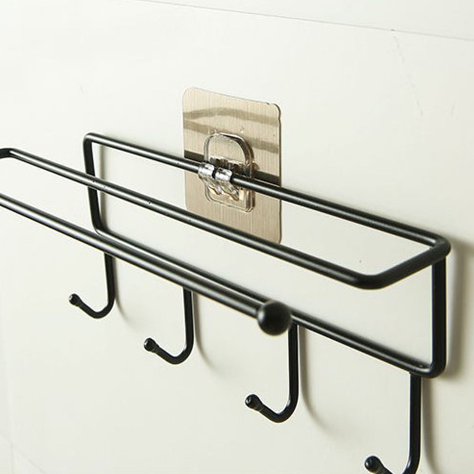 10Pcs Adhesive Hooks Kitchen Wall Hooks Reusable Seamless Hooks for Bathroom Kitchen Outdoor Hanging - Image 6