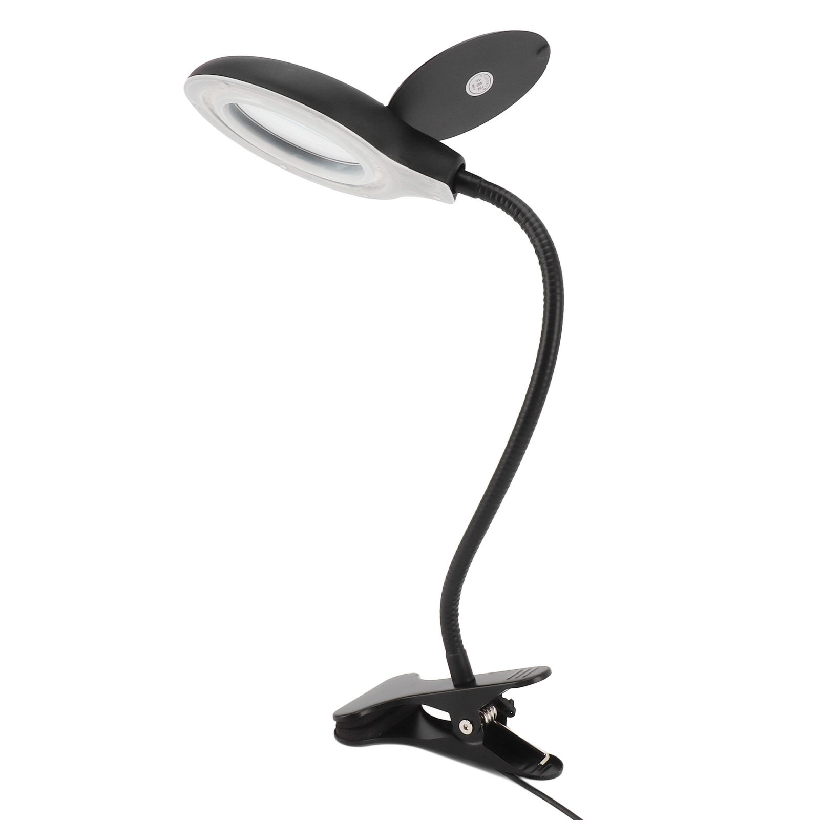 Clip On Magnifying Glass with Light Iron and PP Adjustable LED Magnifying Desk Lamp for Soldering Craft Reading - Image 3