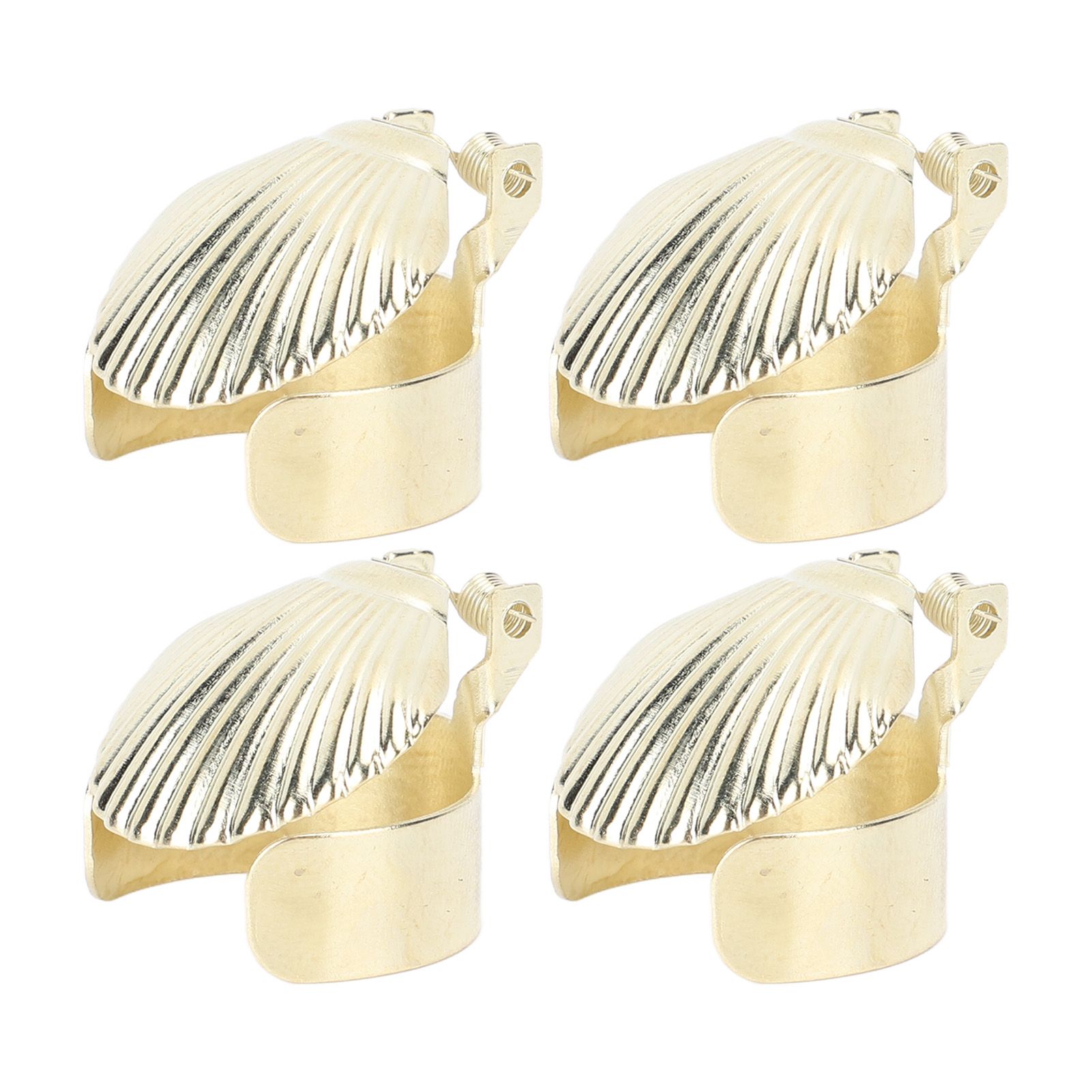 4Pcs Candle Snuffer Candle Extinguisher Metal Shell Pattern Automatic Candle Stopper for Candle Extinguishing Gold - Image 3