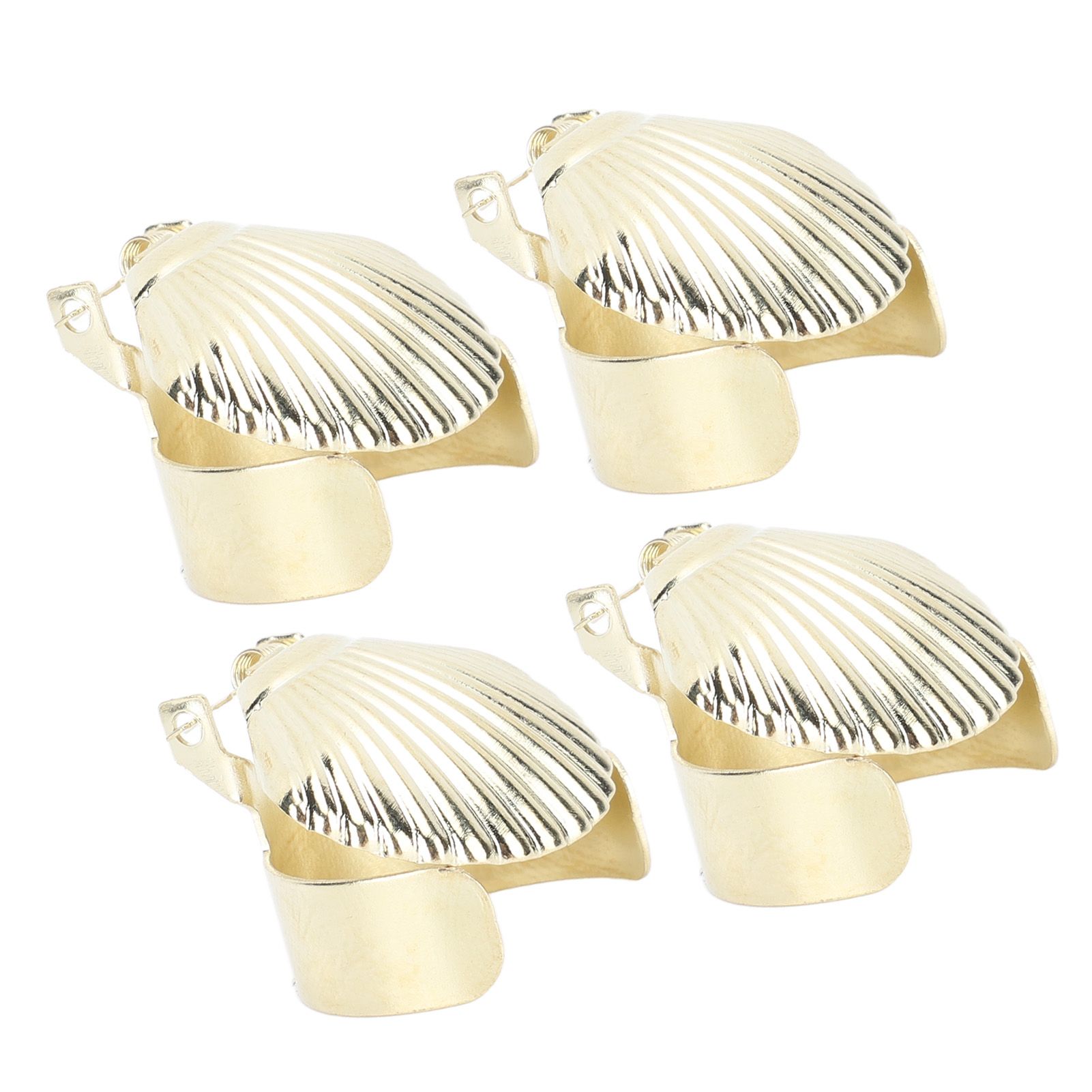 4Pcs Candle Snuffer Candle Extinguisher Metal Shell Pattern Automatic Candle Stopper for Candle Extinguishing Gold - Image 7