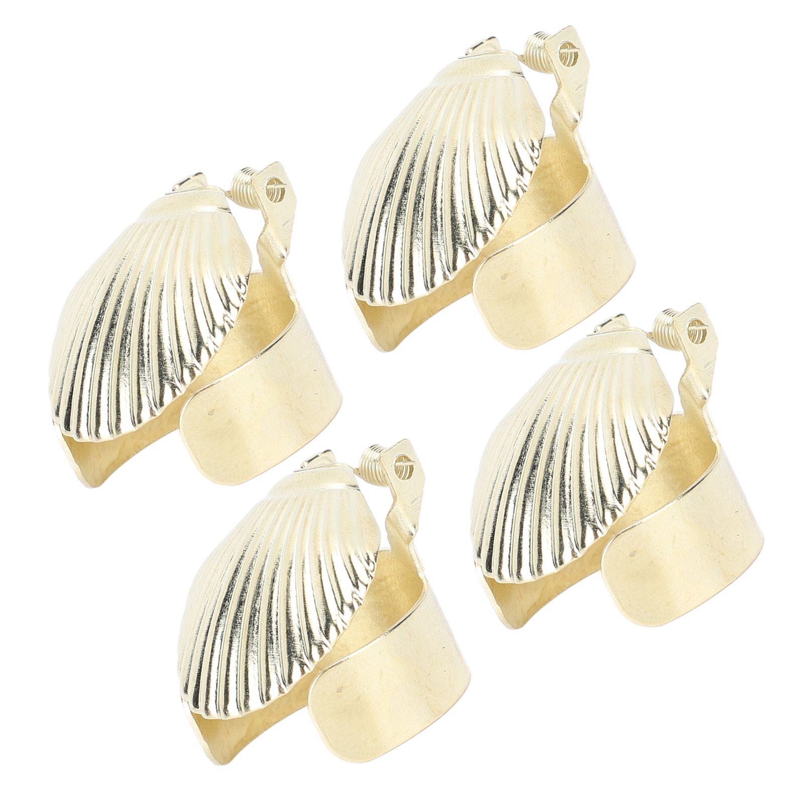 4Pcs Candle Snuffer Candle Extinguisher Metal Shell Pattern Automatic Candle Stopper for Candle Extinguishing Gold - Image 8