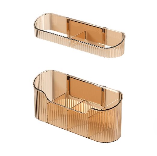 Umbrella Stand Holder Wall Mounted Space Saving Umbrella Storage Drain Rack for Home Use Amber - Image 1
