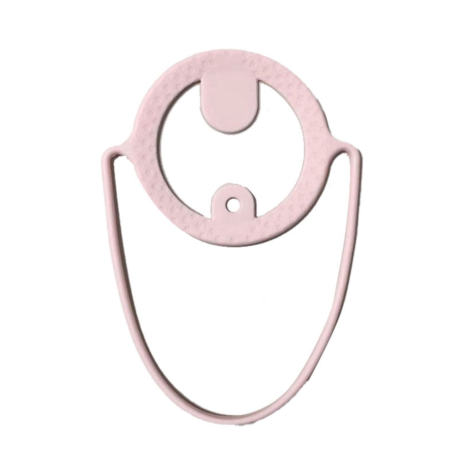 Silicone Coffee Carrier Reusable Portable Beverage Drink Cup Carrier Holder for Outdoor Travel Pink - Image 1