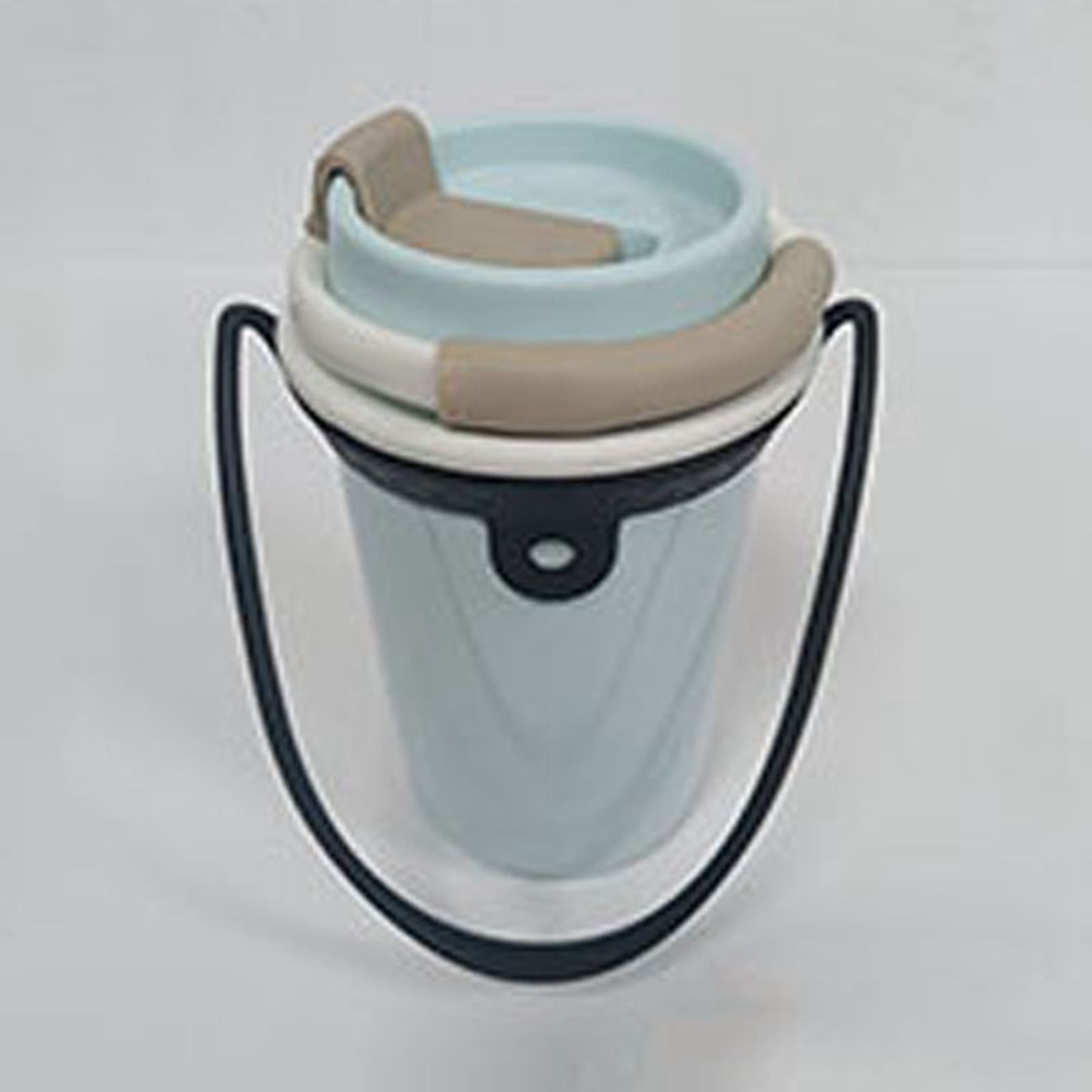 Silicone Coffee Carrier Reusable Portable Beverage Drink Cup Carrier Holder for Outdoor Travel Black - Image 6