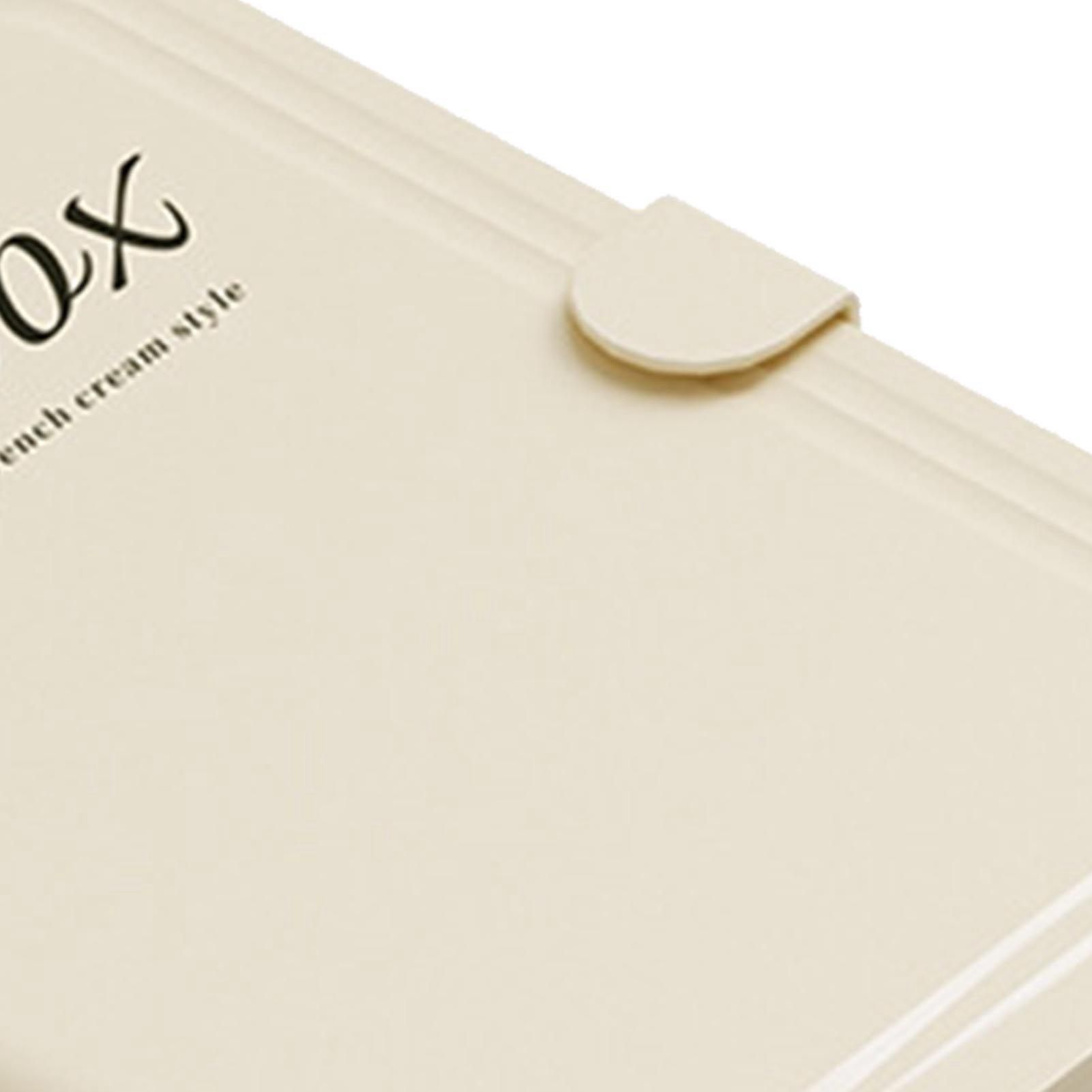Desktop Organizer Box Data Cable Storage Case Plastic Book Design Home Decoration for Line Earbud Cream - Image 7