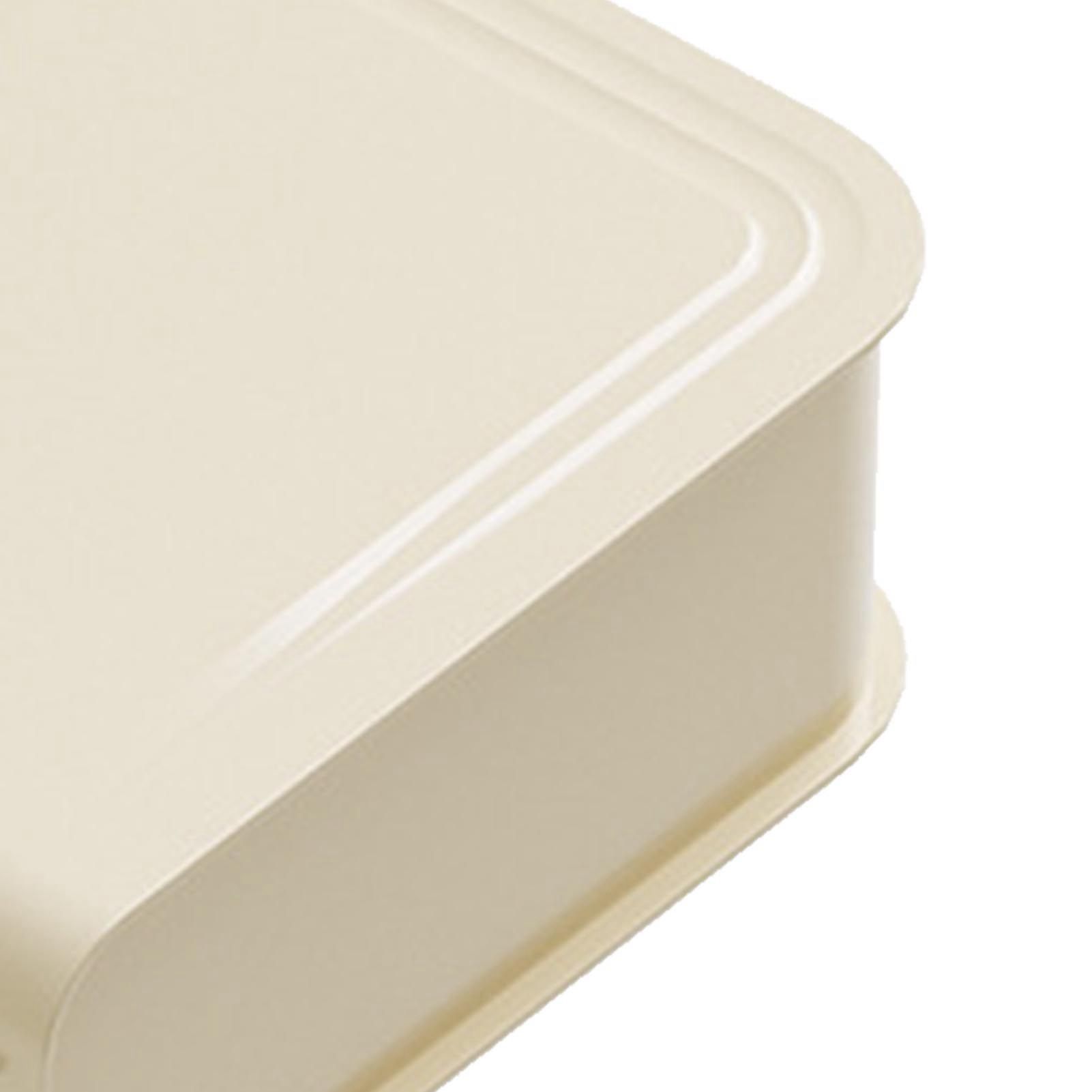 Desktop Organizer Box Data Cable Storage Case Plastic Book Design Home Decoration for Line Earbud Cream - Image 8