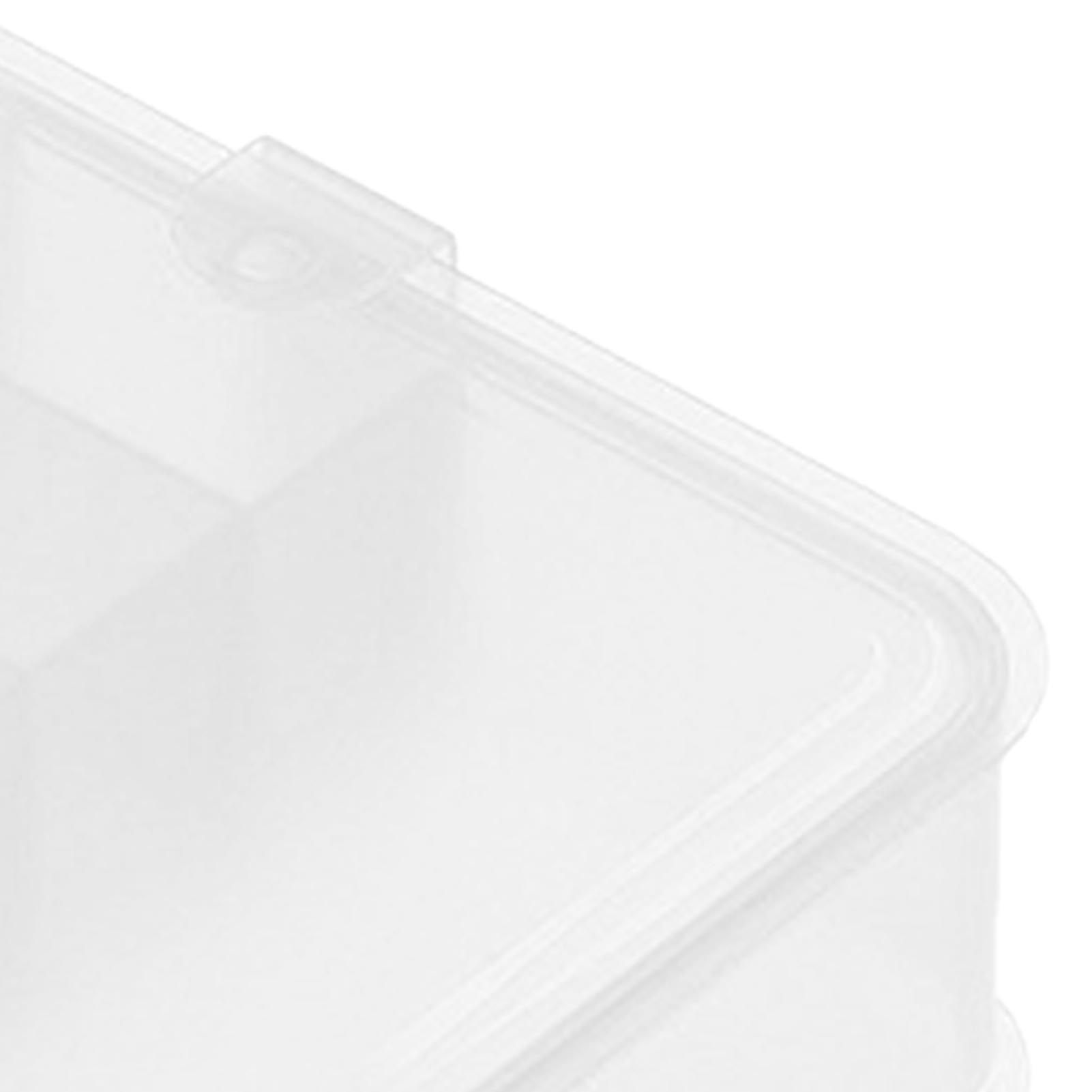 Desktop Organizer Box Data Cable Storage Case Plastic Book Design Home Decoration for Line Earbud Transparent - Image 7